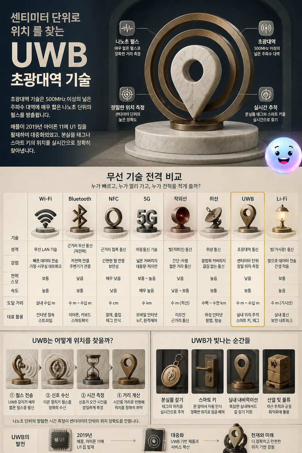 센티미터 단위로 위치를 찾는 초광대역 UWB
