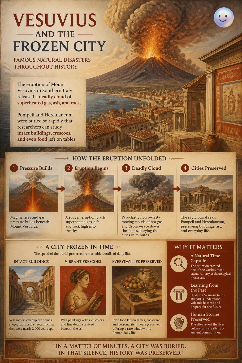 Vesuvius and the frozen city