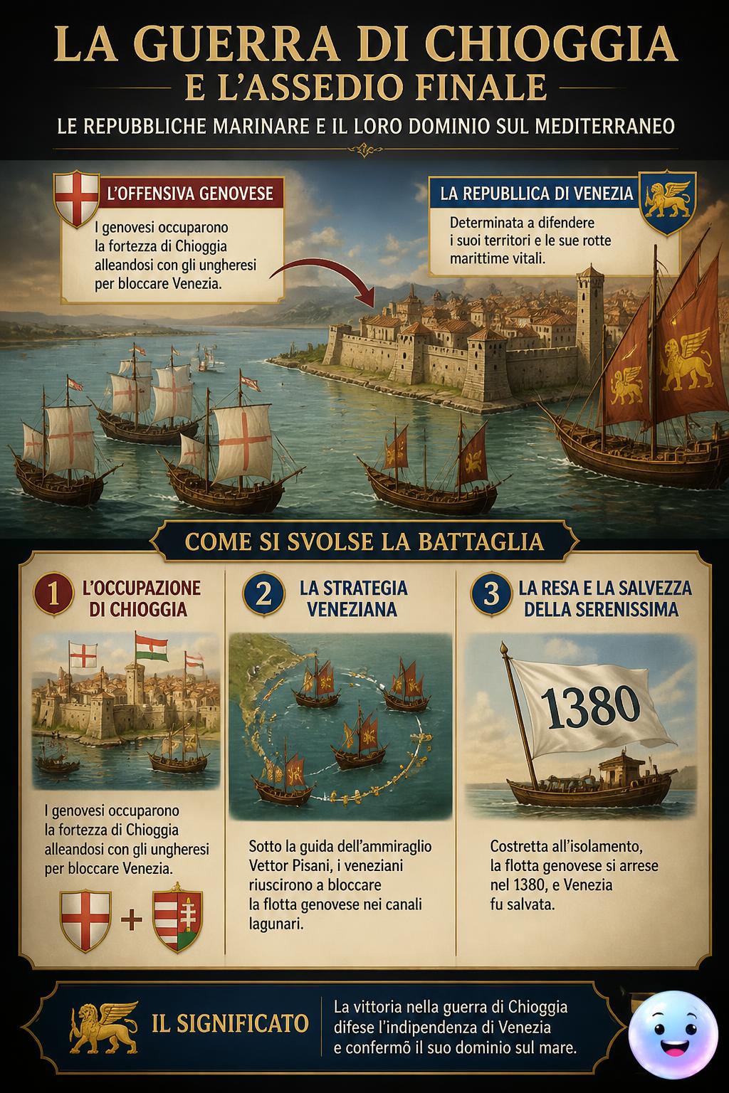 La guerra di Chioggia e l'assedio finale