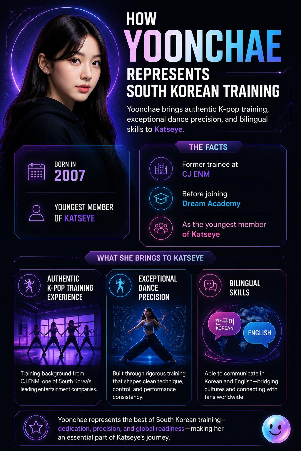 How Yoonchae represents South Korean training