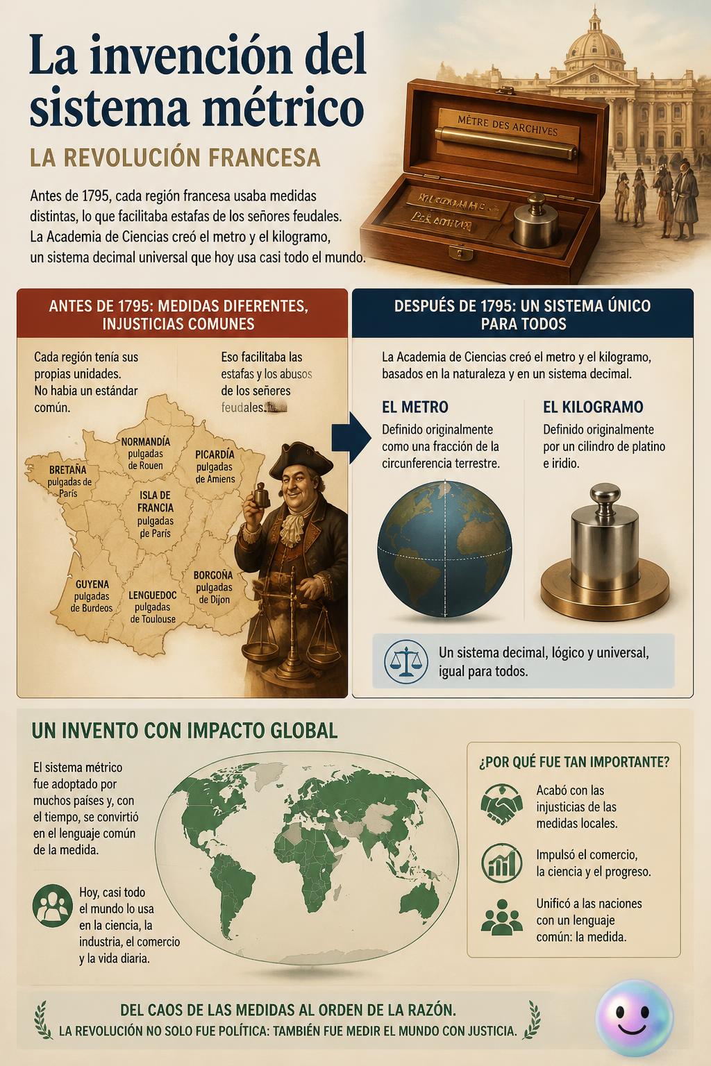 La invención del sistema métrico