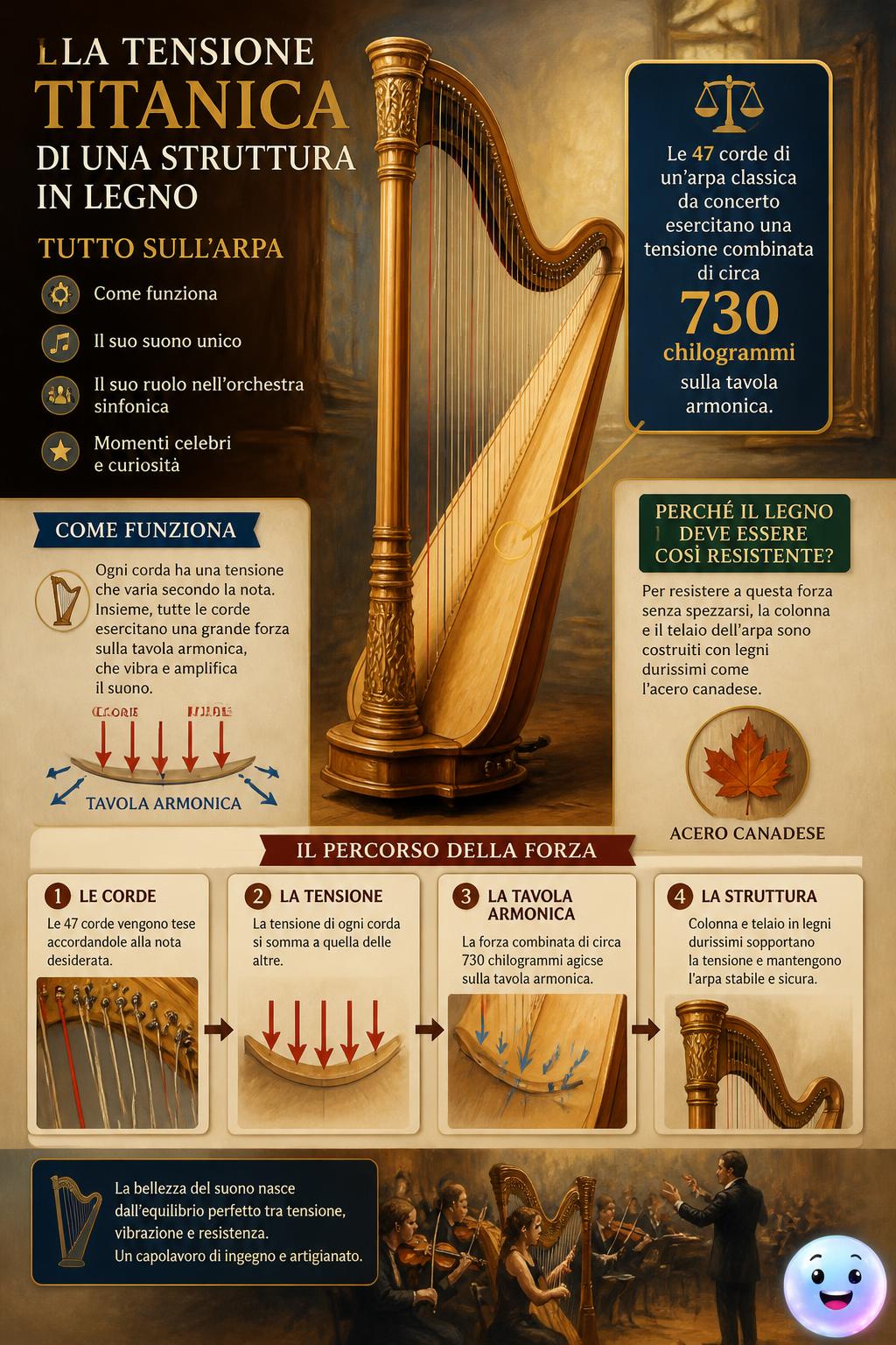 La tensione titanica di una struttura in legno