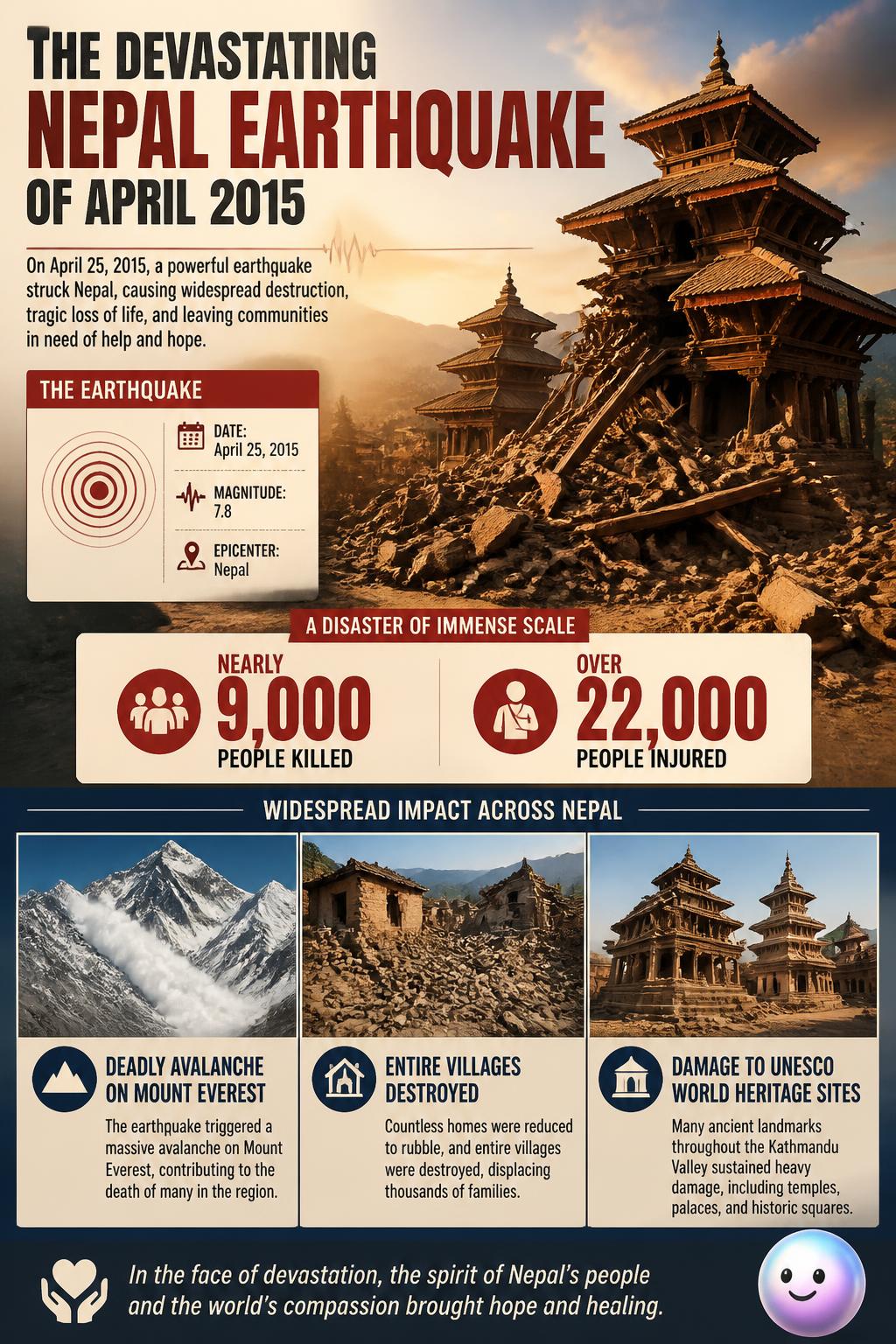 The devastating Nepal earthquake of April
