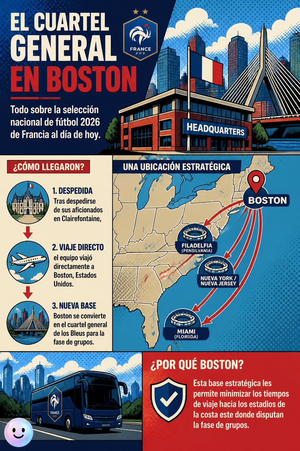 El cuartel general en Boston