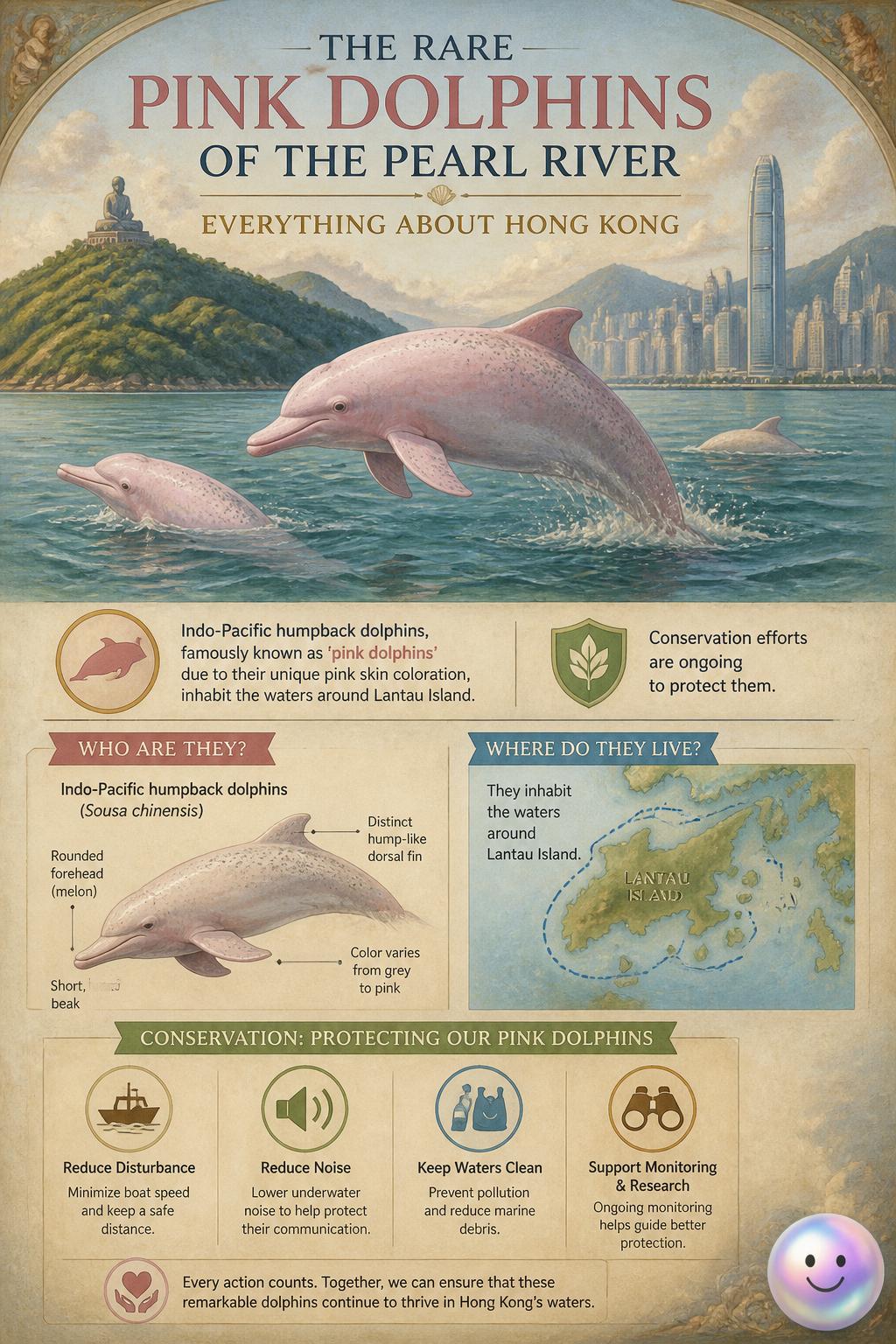 The rare pink dolphins of the Pearl River