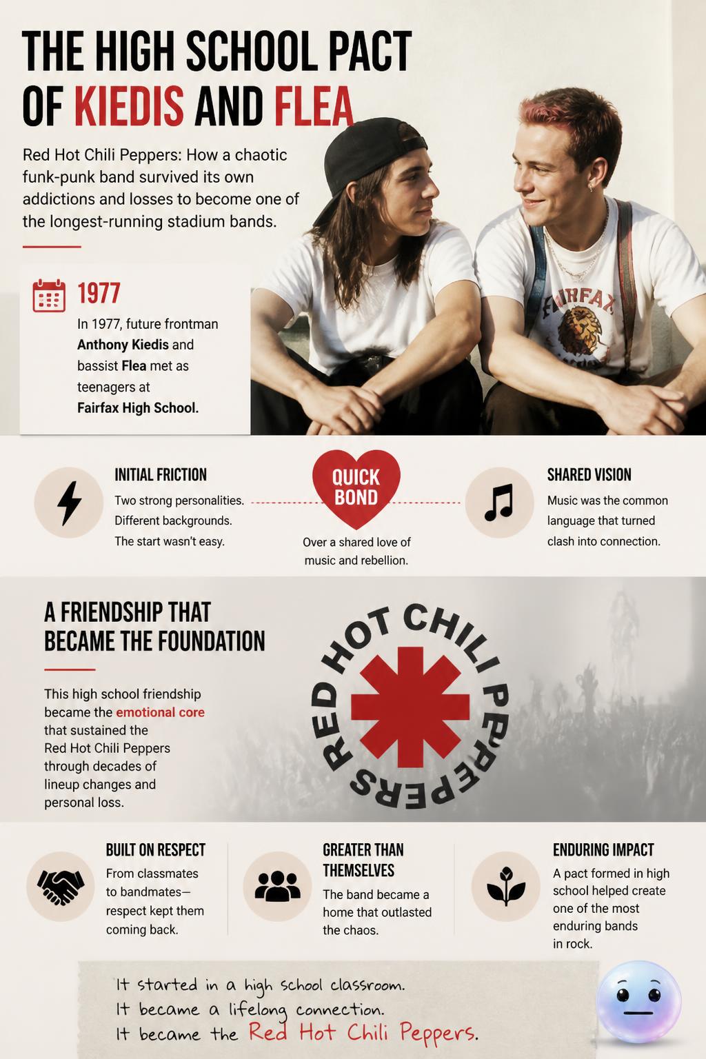 The high school pact of Kiedis and Flea