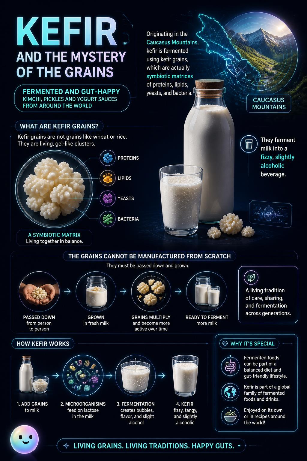 Kefir and the mystery of the grains