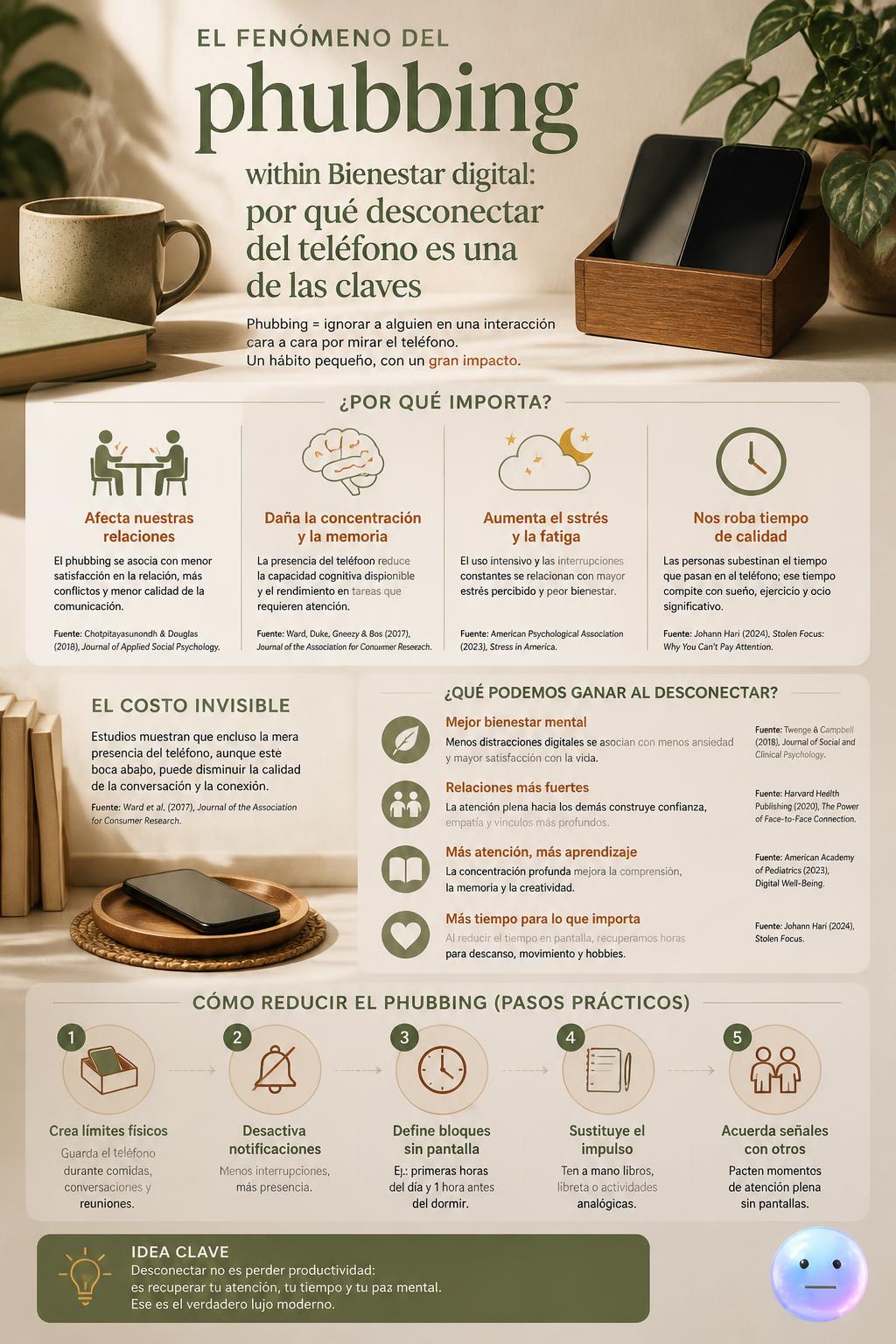 El fenómeno del phubbing