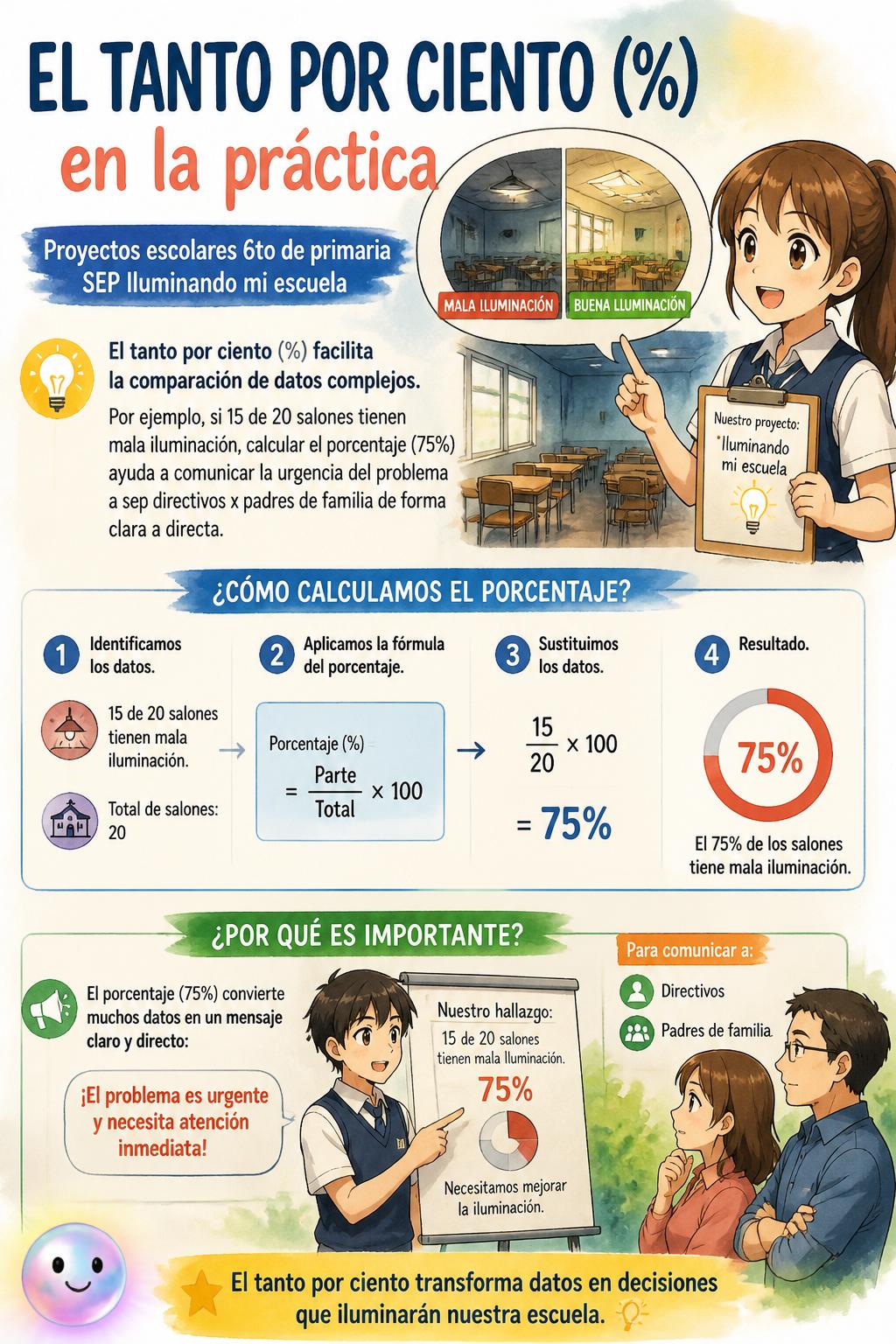 El tanto por ciento en la práctica