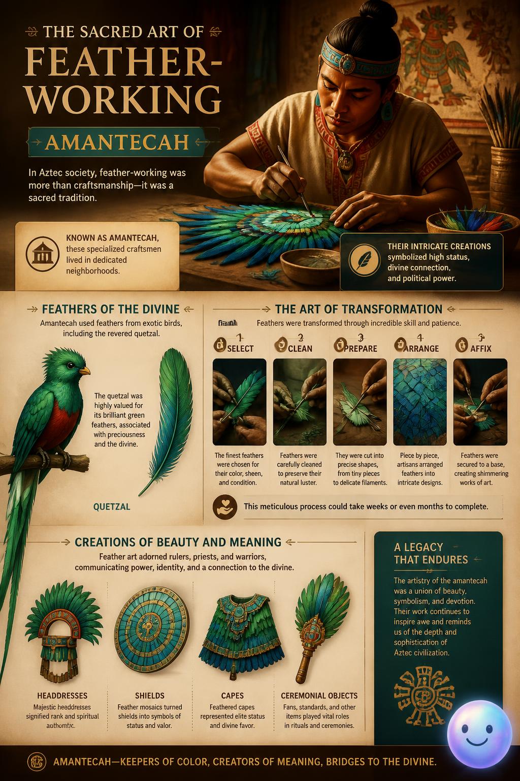 The sacred art of feather-working