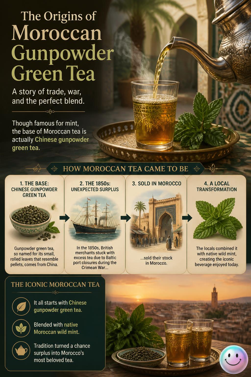 Gunpowder green tea origins