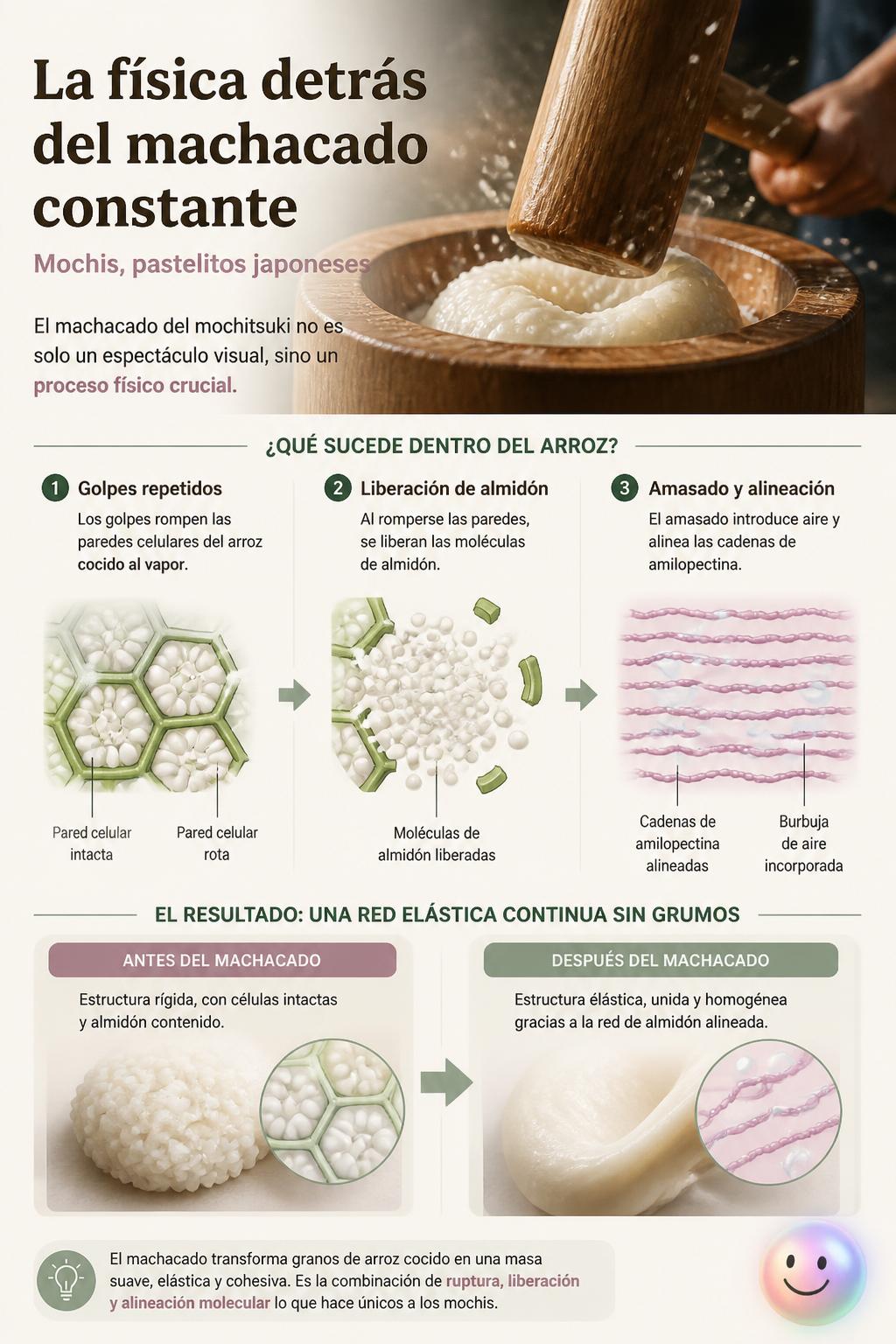 La física detrás del machacado constante