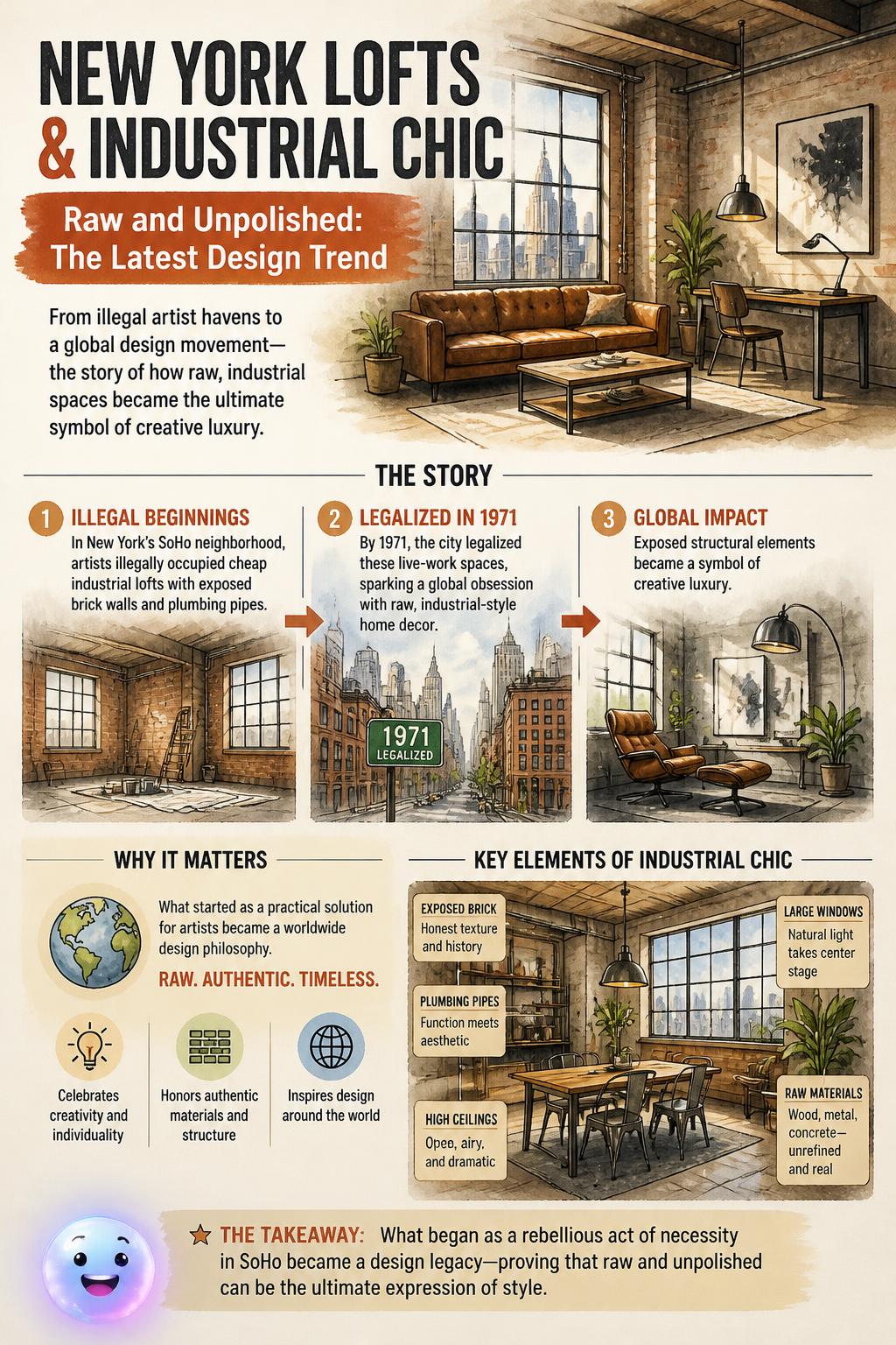 New York lofts and industrial chic