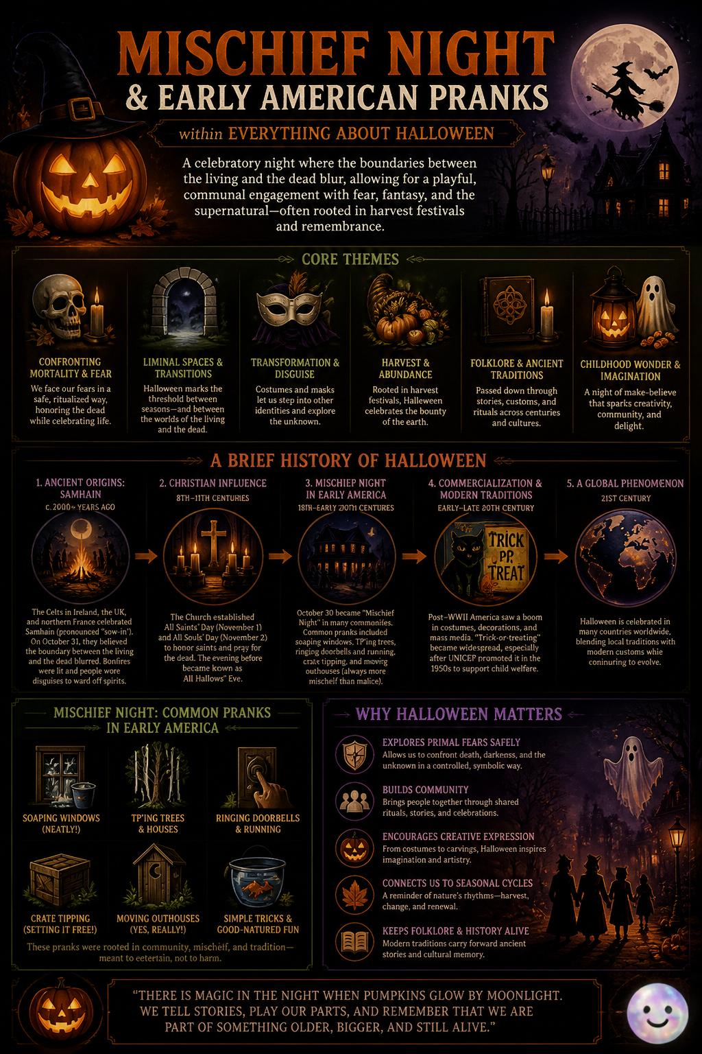 Mischief Night and early American pranks