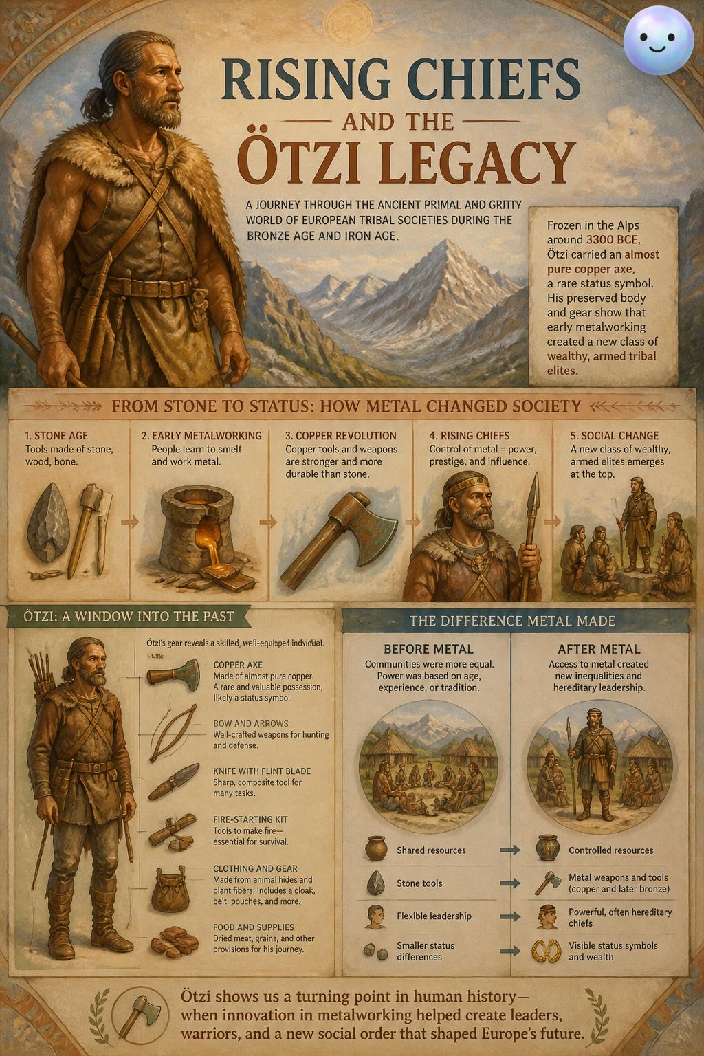 Rising chiefs and the Otzi legacy