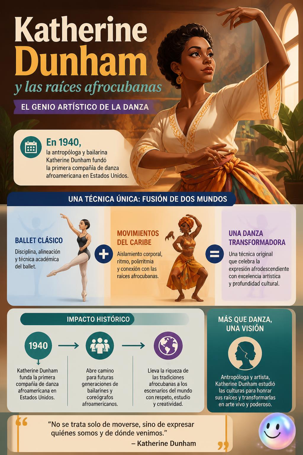 Katherine Dunham y las raíces afrocubanas