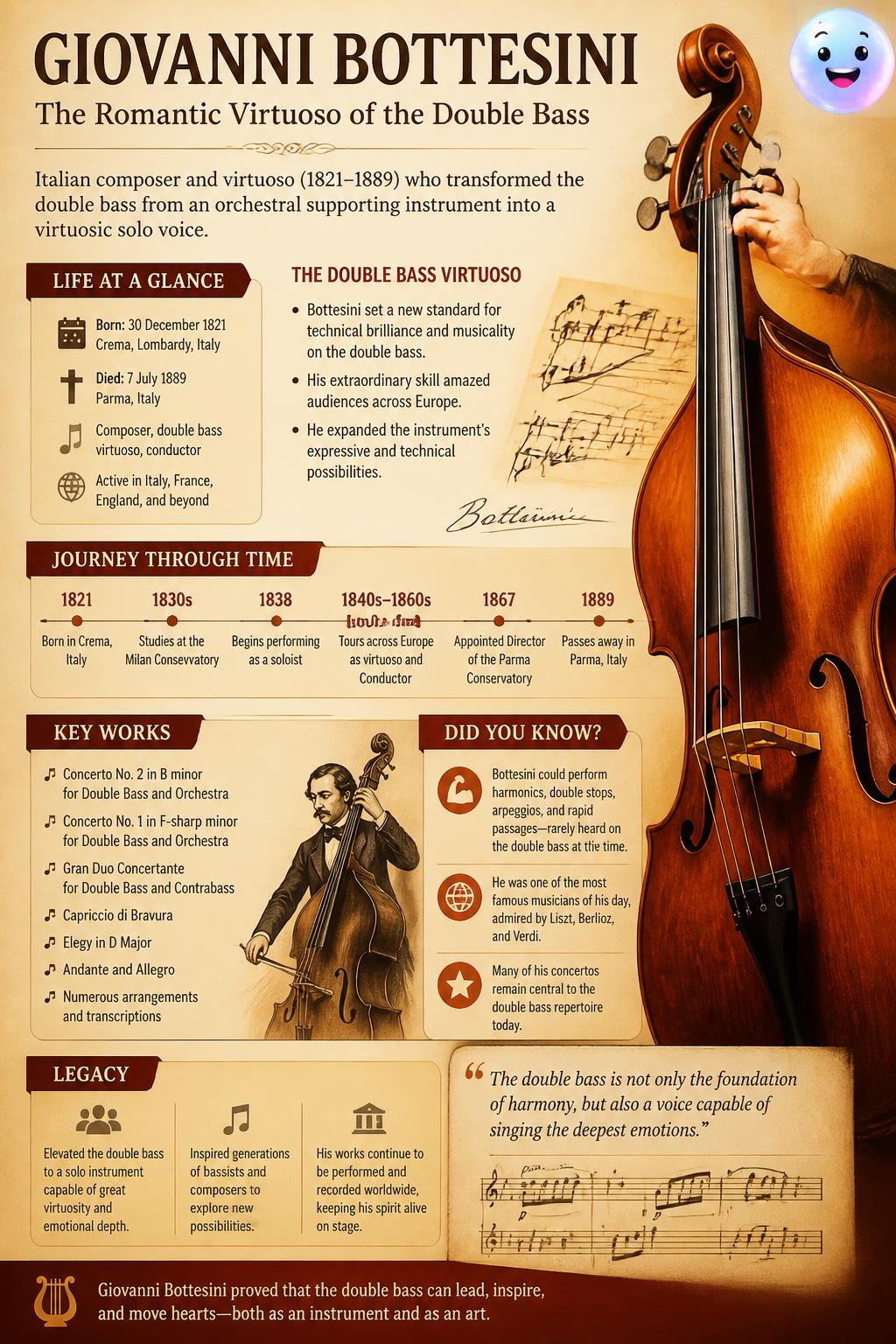 Bottesini the Paganini of the bass