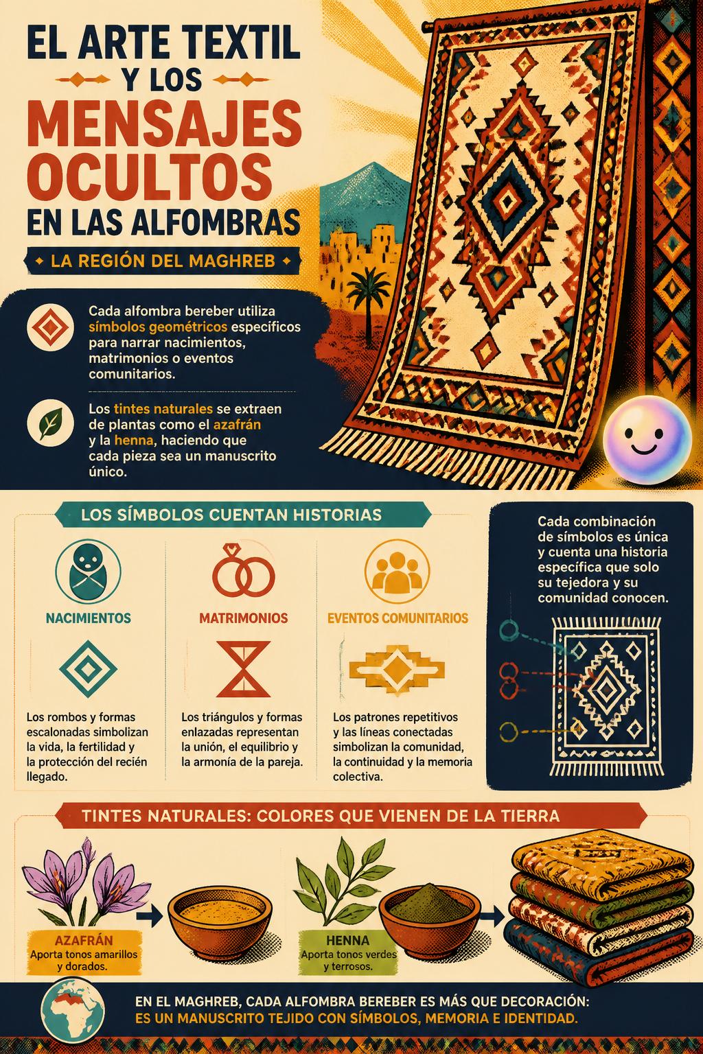 El arte textil y los mensajes ocultos en las alfombras
