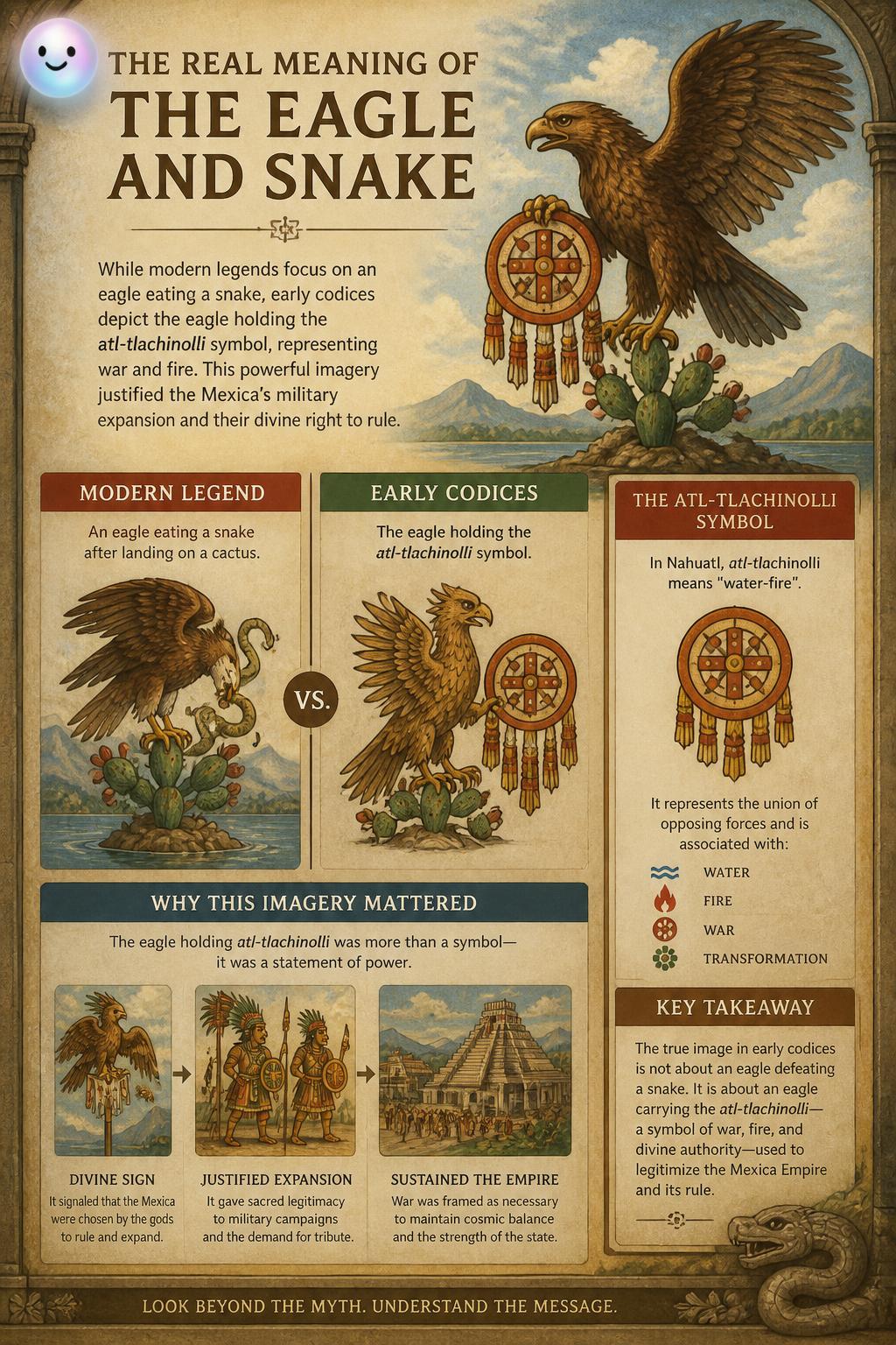 The real meaning of the eagle and snake