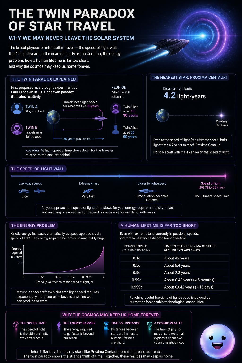 The twin paradox of star travel