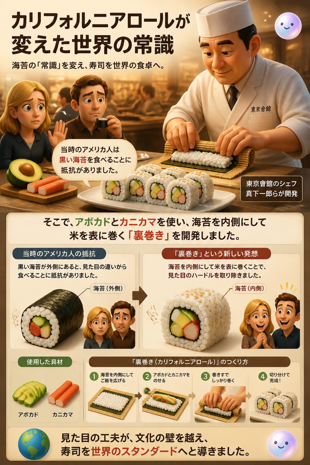 カリフォルニアロールが変えた世界の常識