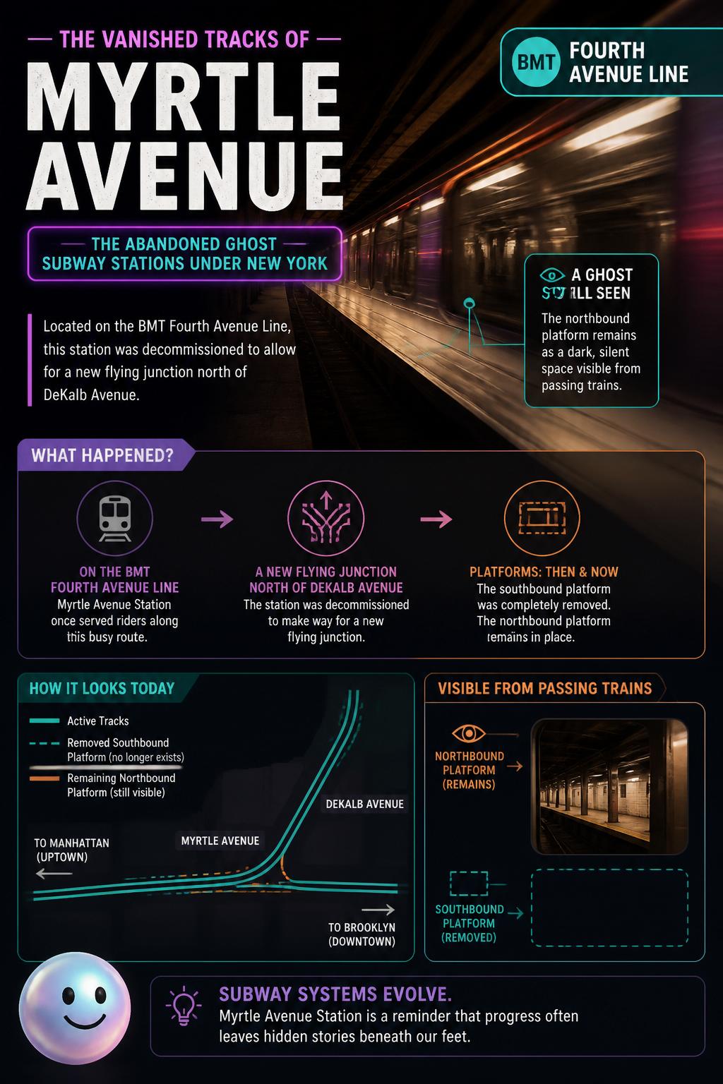 The vanished tracks of Myrtle Avenue