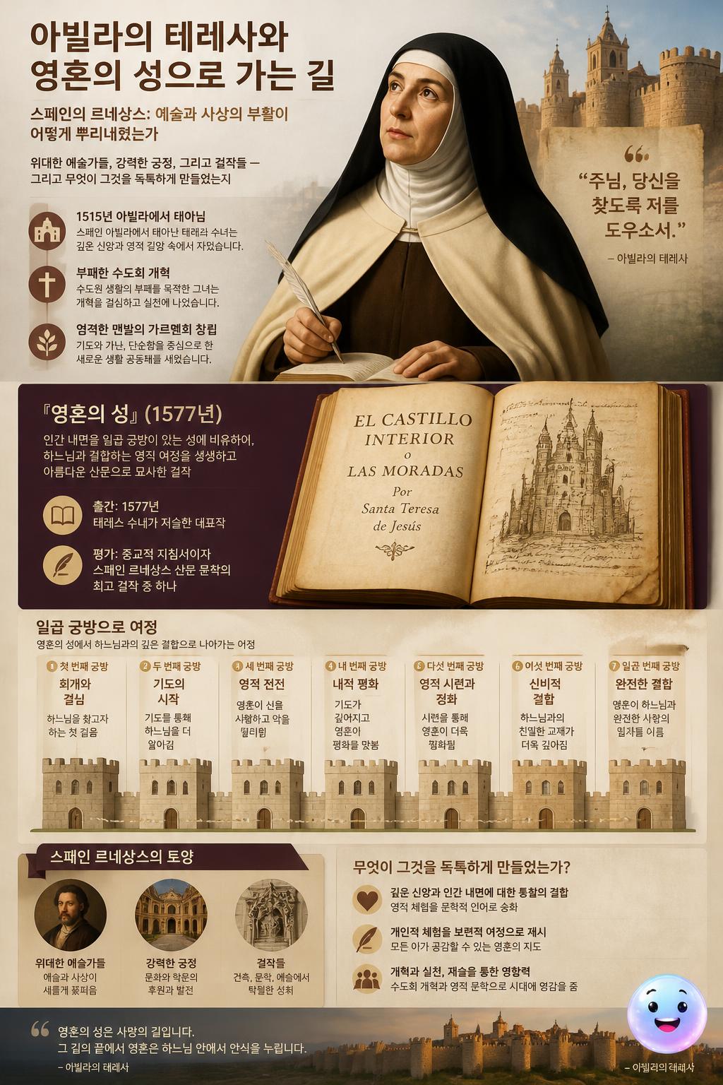 아빌라의 테레사와 영혼의 성으로 가는 길