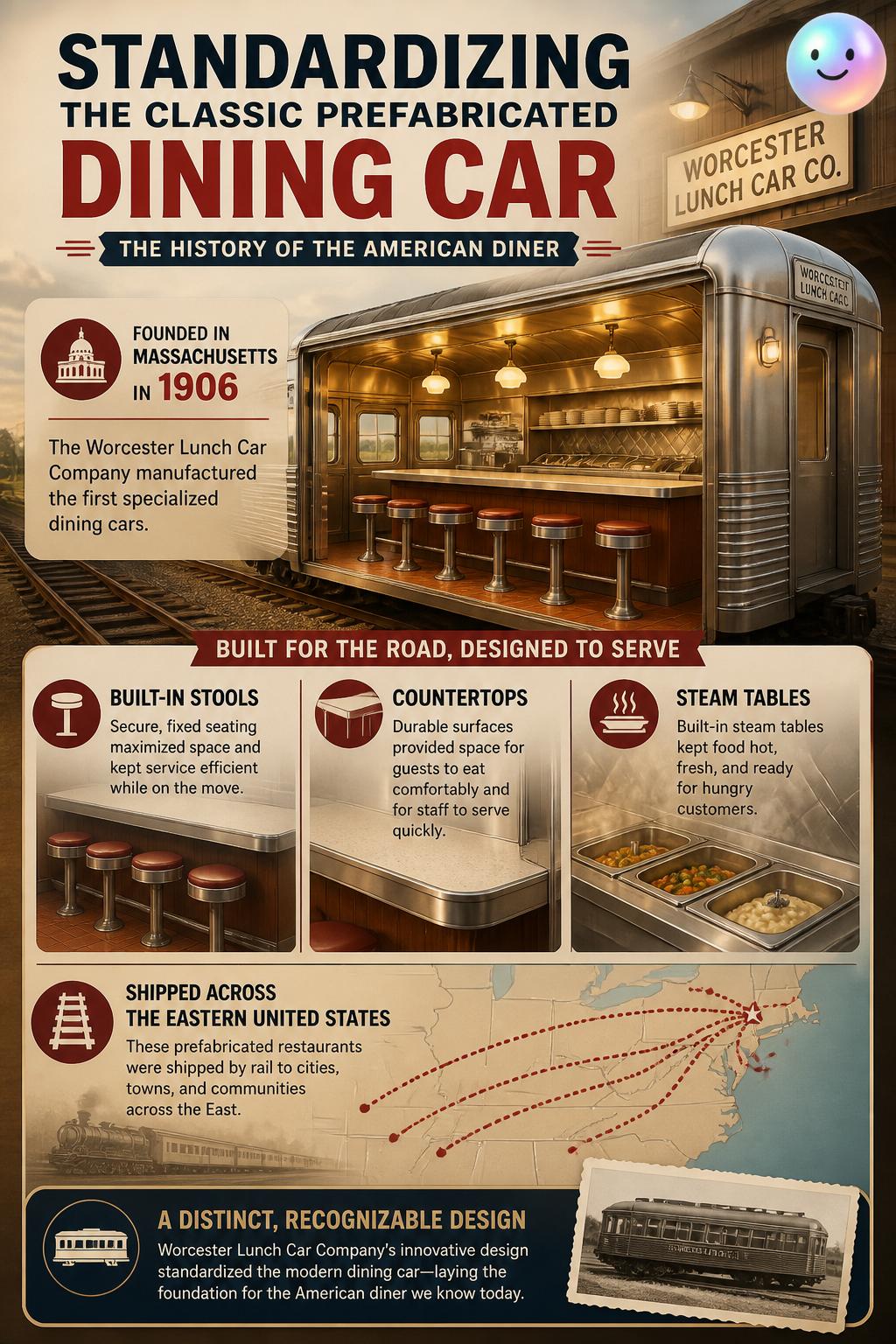 Standardizing the classic prefabricated dining car