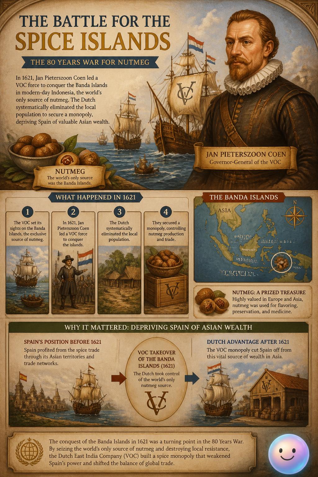 The battle for the Spice Islands