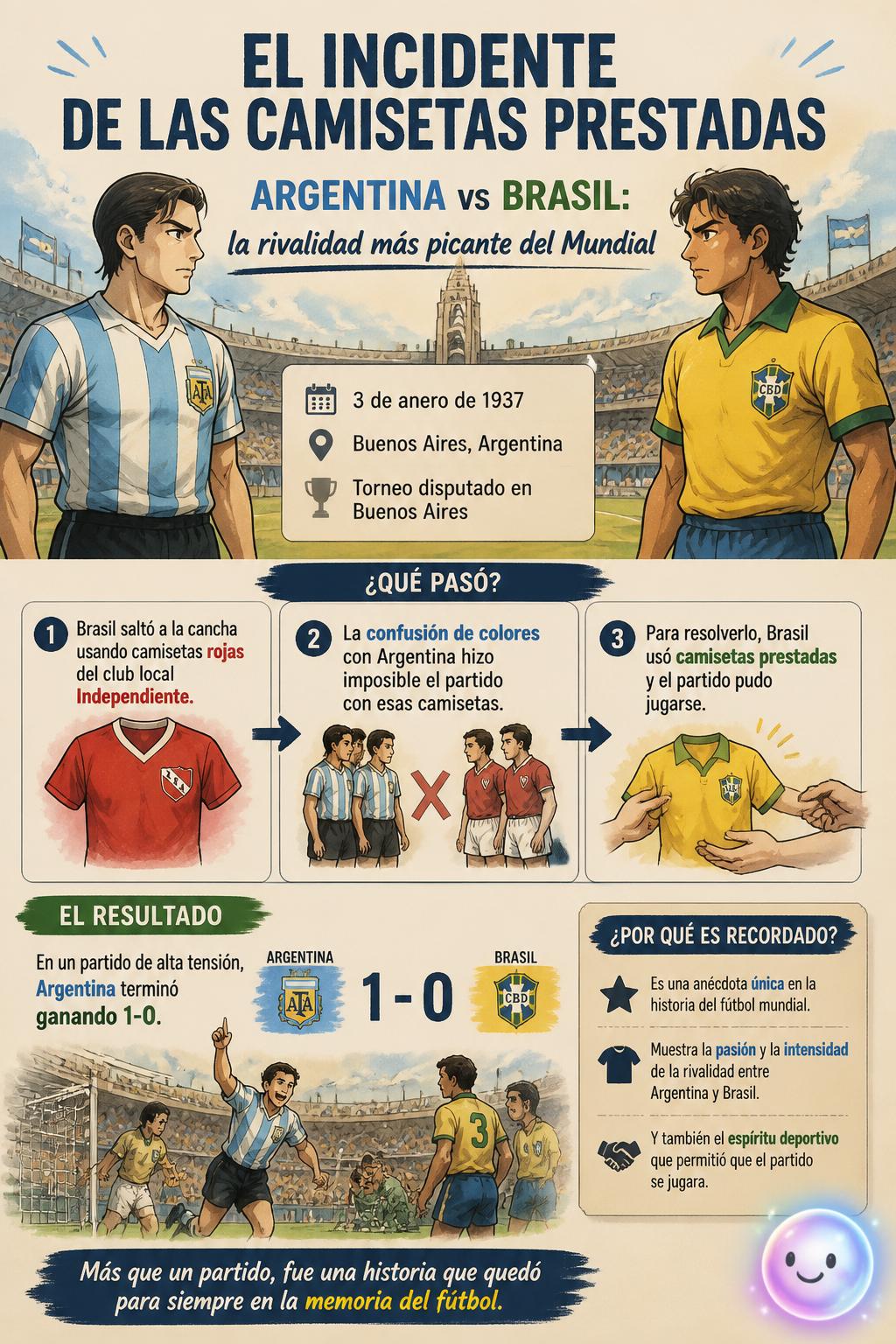 El incidente de las camisetas prestadas