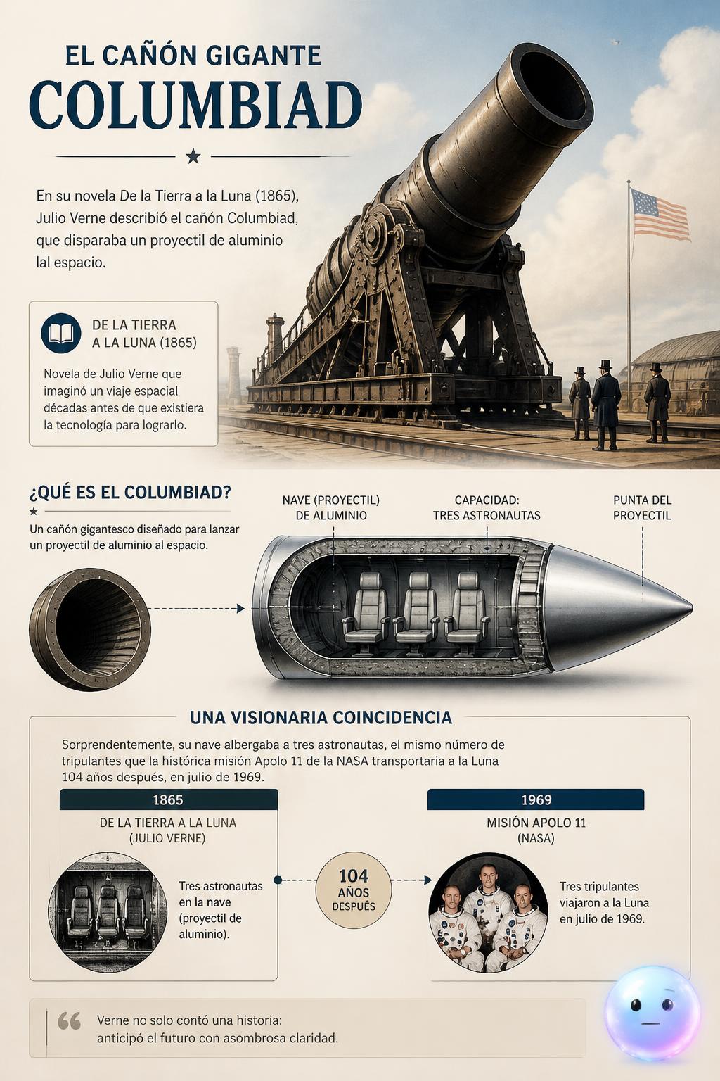 El cañón gigante Columbiad