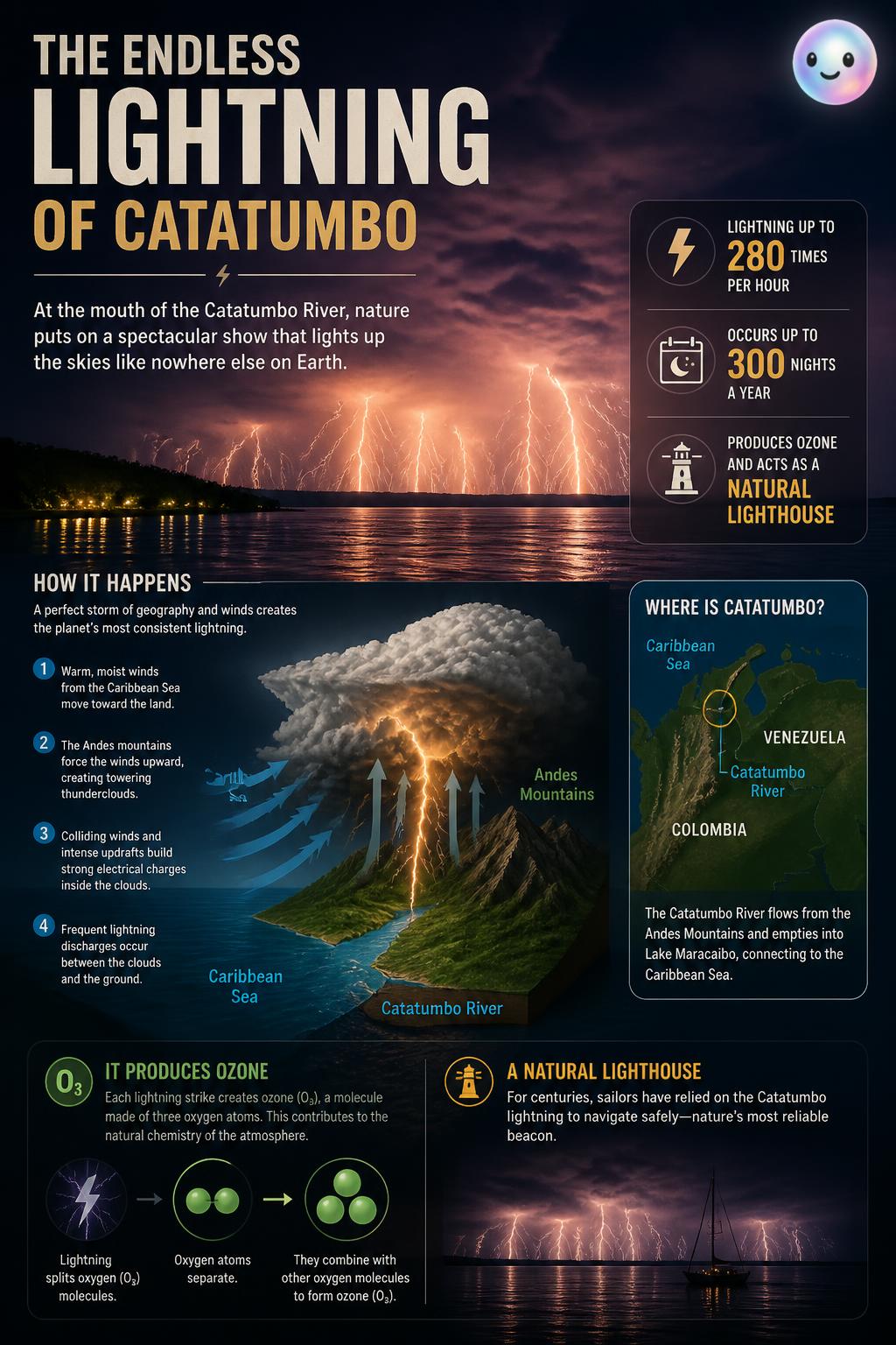 The endless lightning of Catatumbo