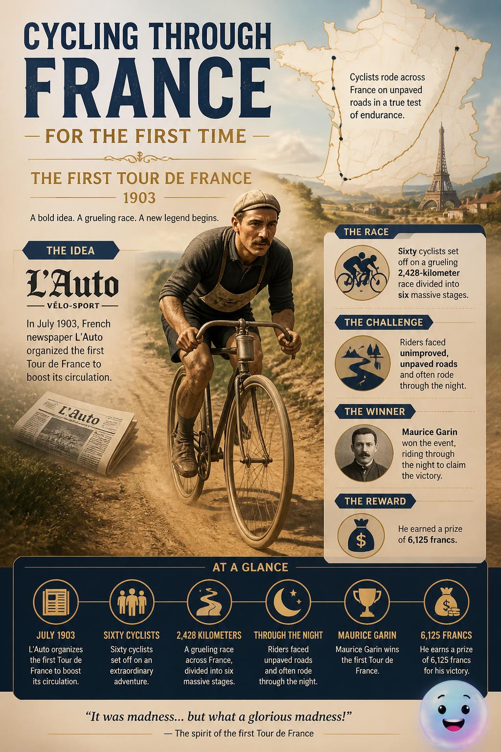 Cycling through France for the first time