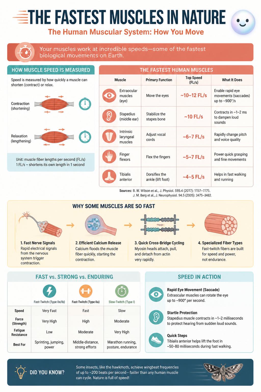 The fastest muscles in nature