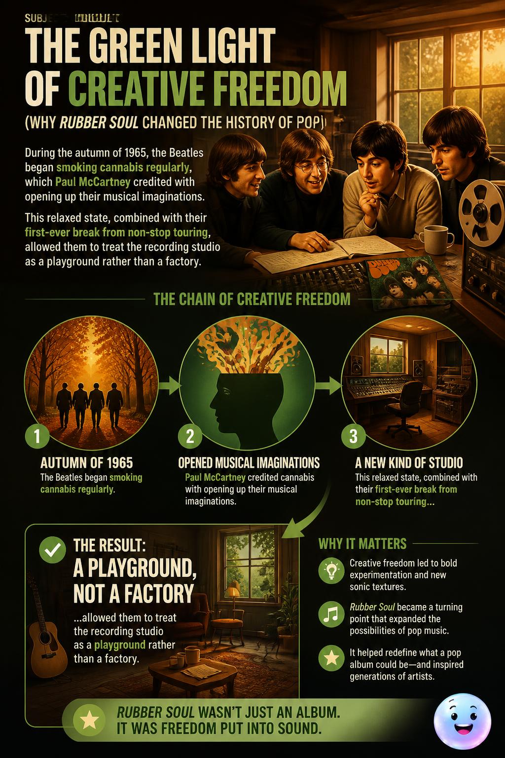 The green light of creative freedom