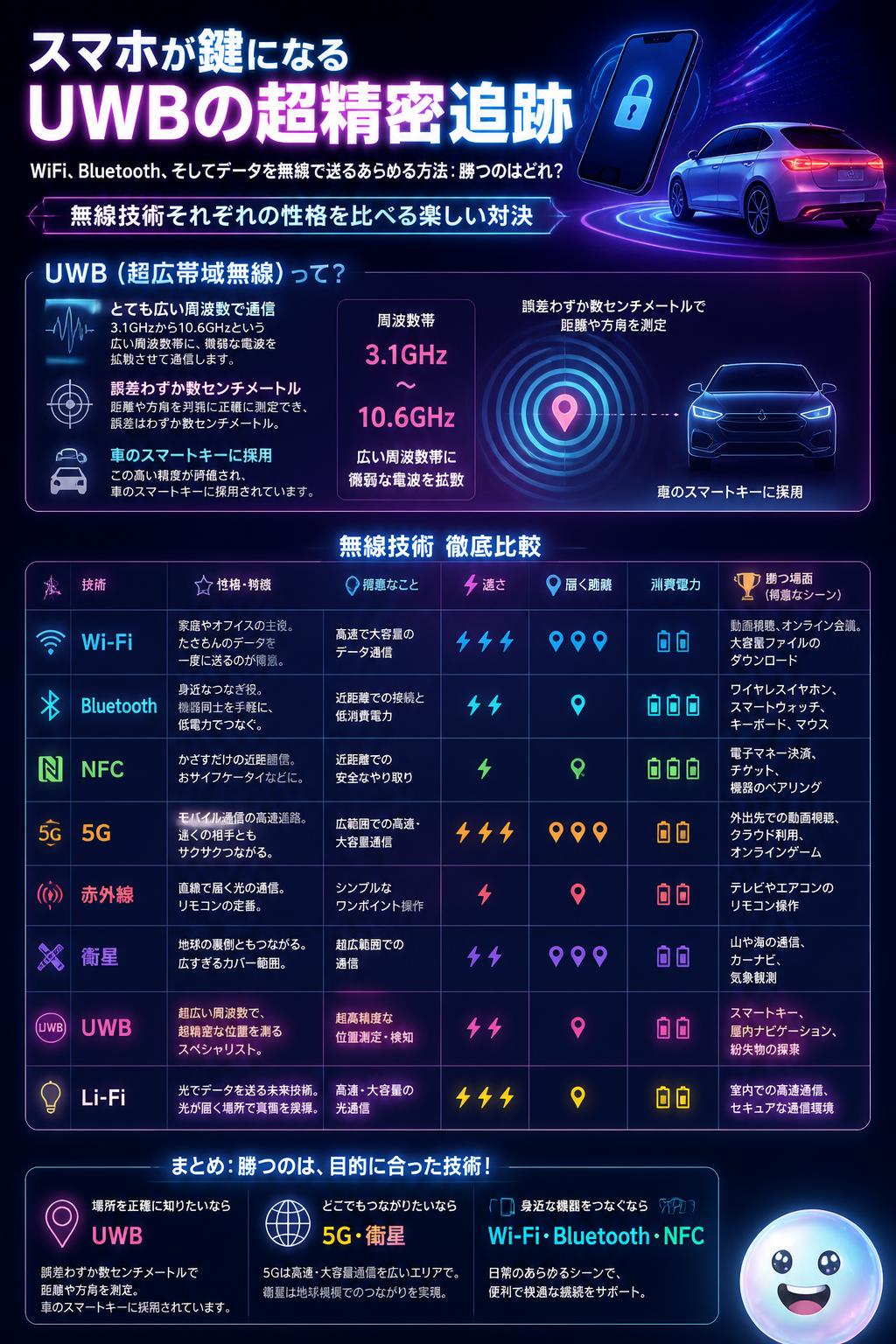 スマホが鍵になるUWBの超精密追跡