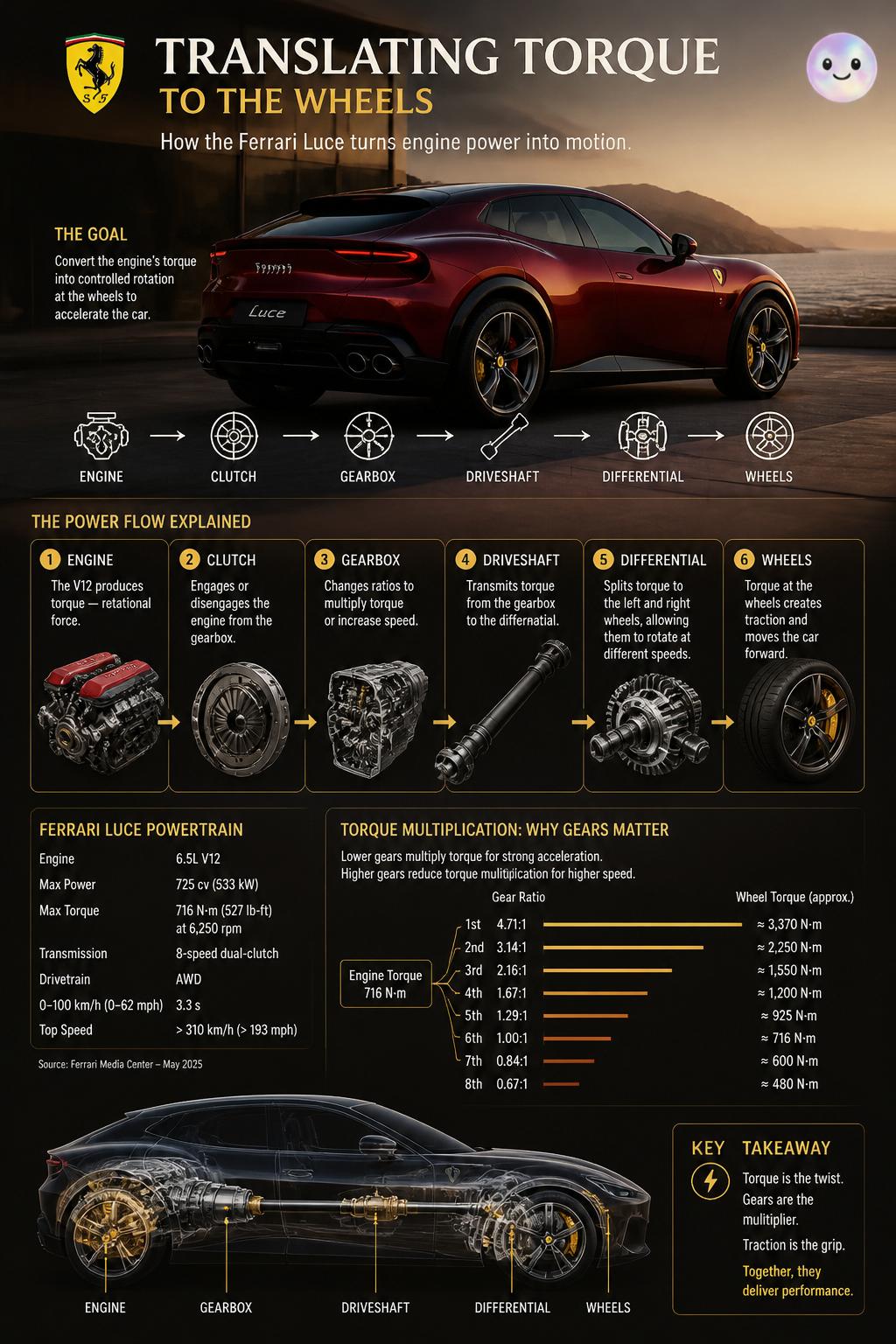 Translating Torque to the Wheels