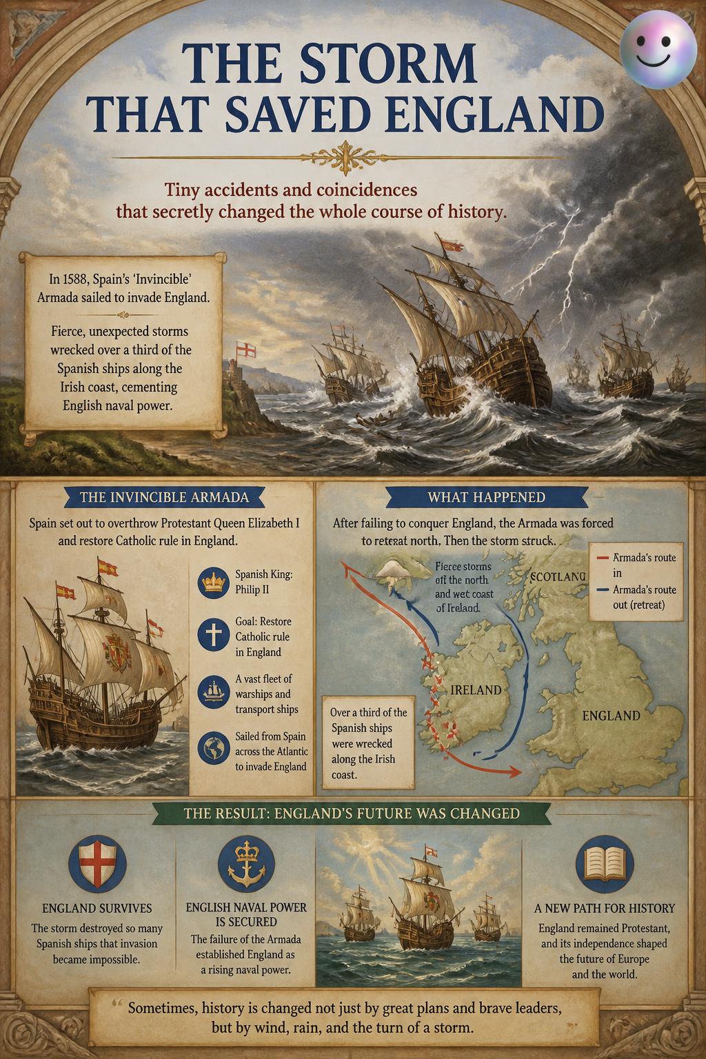 The storm that saved England