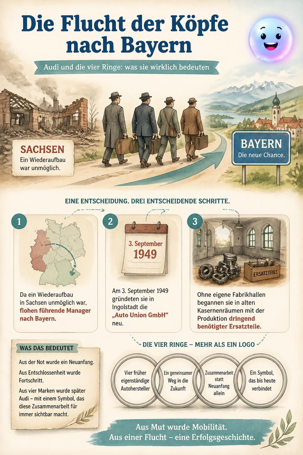 Die Flucht der Köpfe nach Bayern