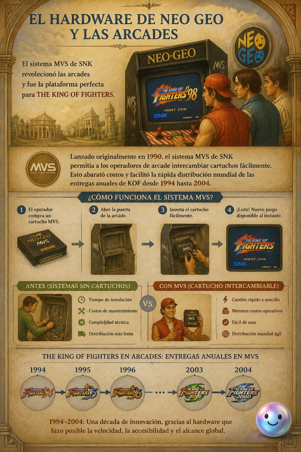 El hardware de Neo Geo y las arcades