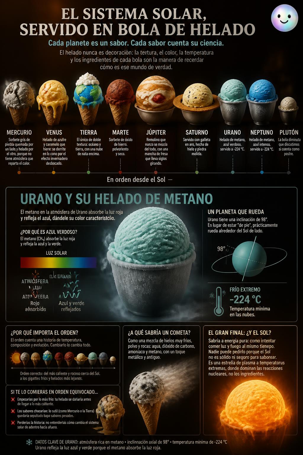 Urano y su helado de metano