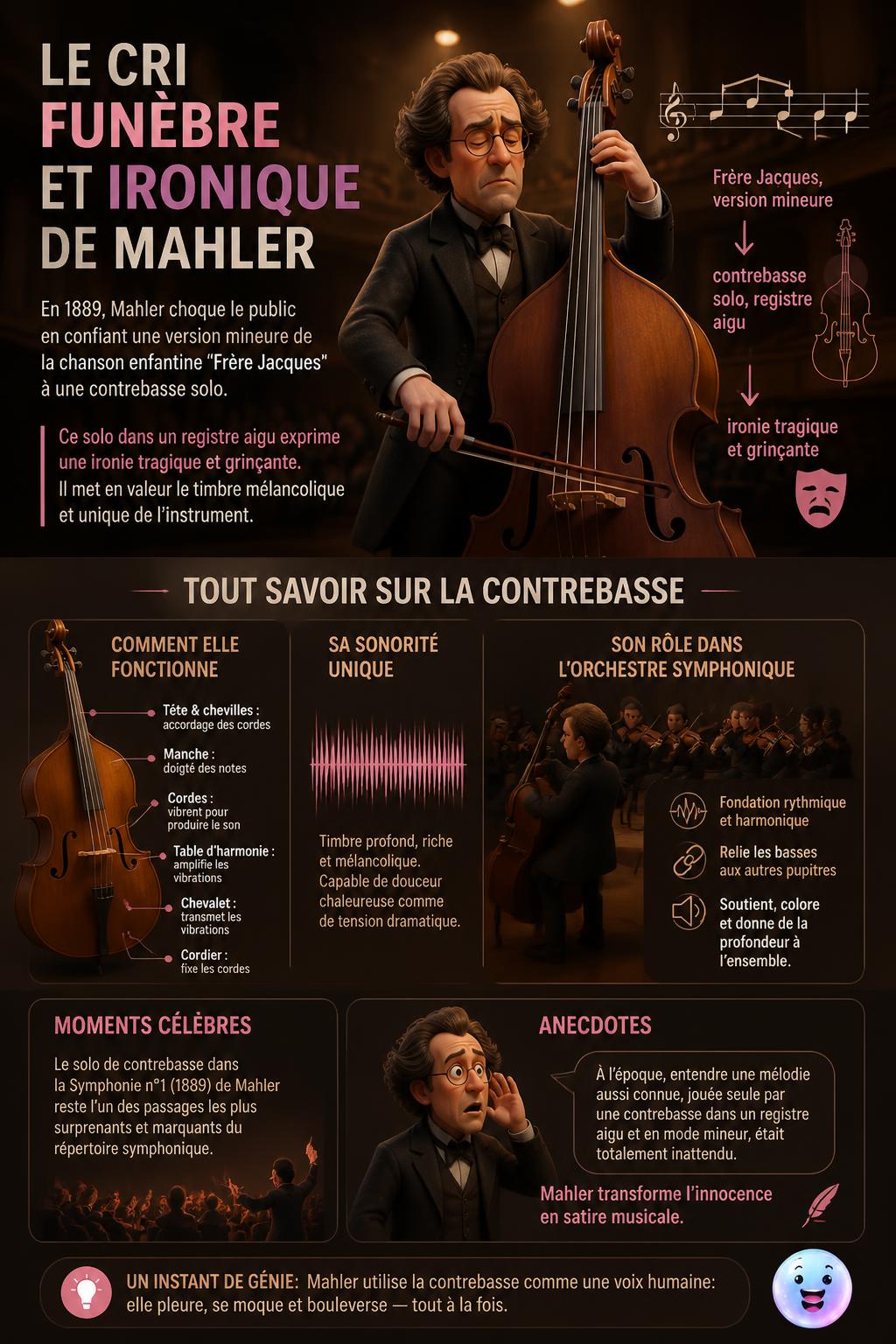 Le cri funèbre et ironique de Mahler