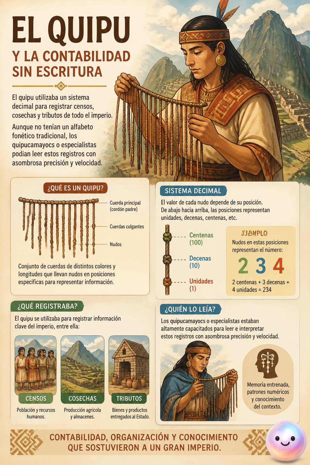 El quipu y la contabilidad sin escritura