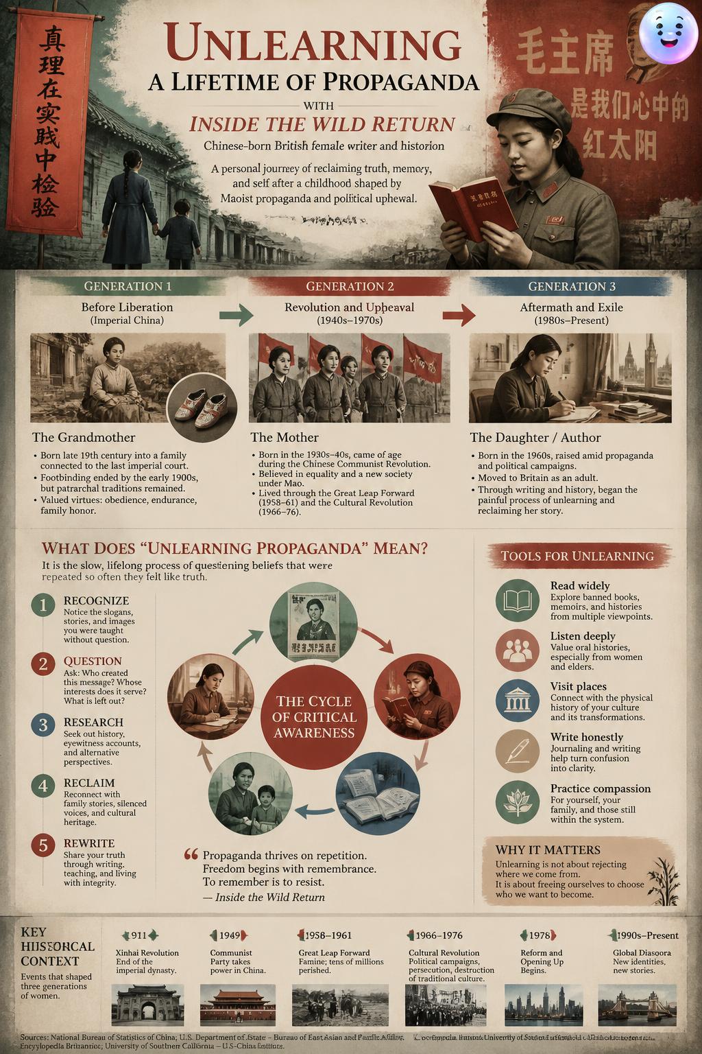 Unlearning a lifetime of propaganda