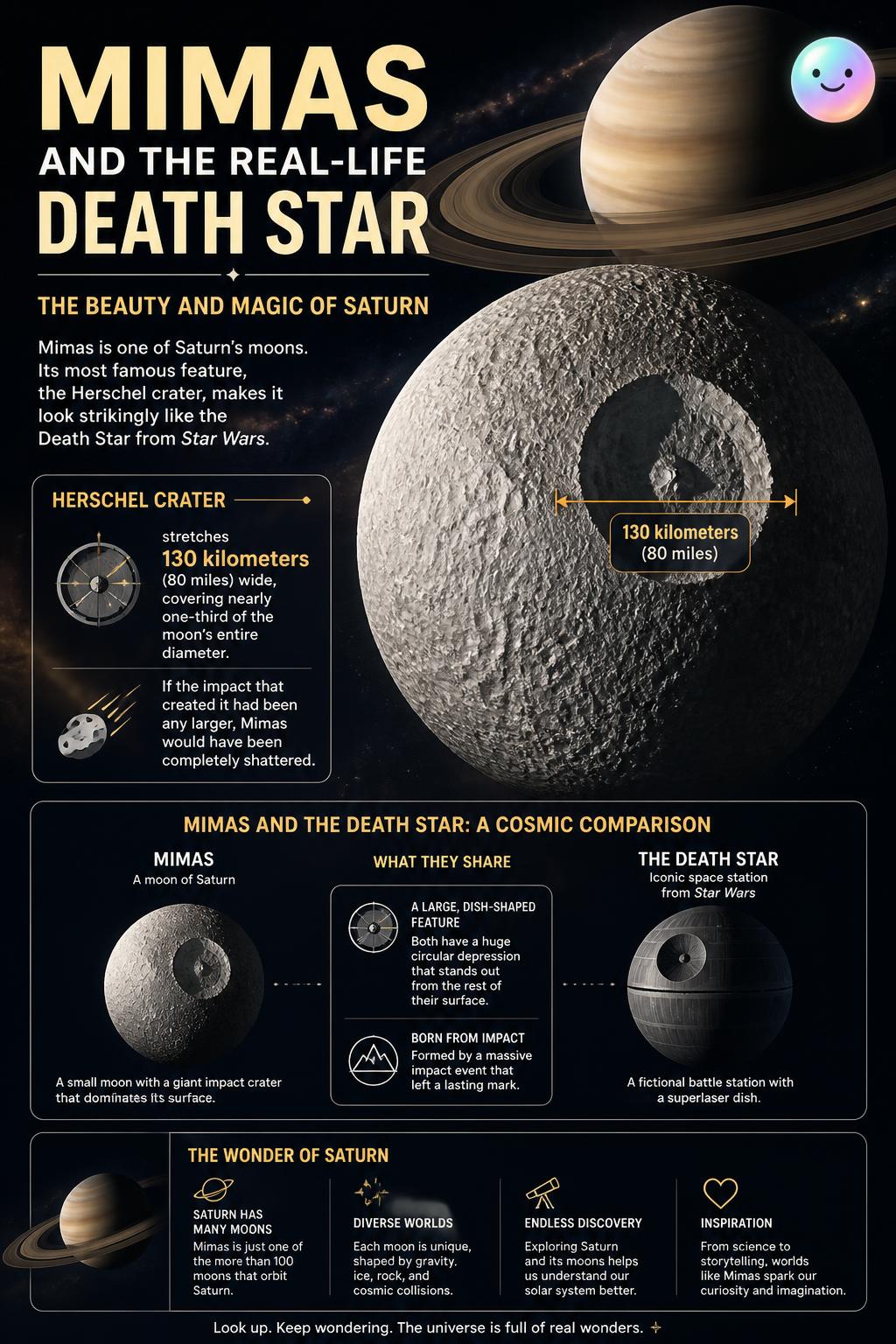 Mimas and the real-life Death Star