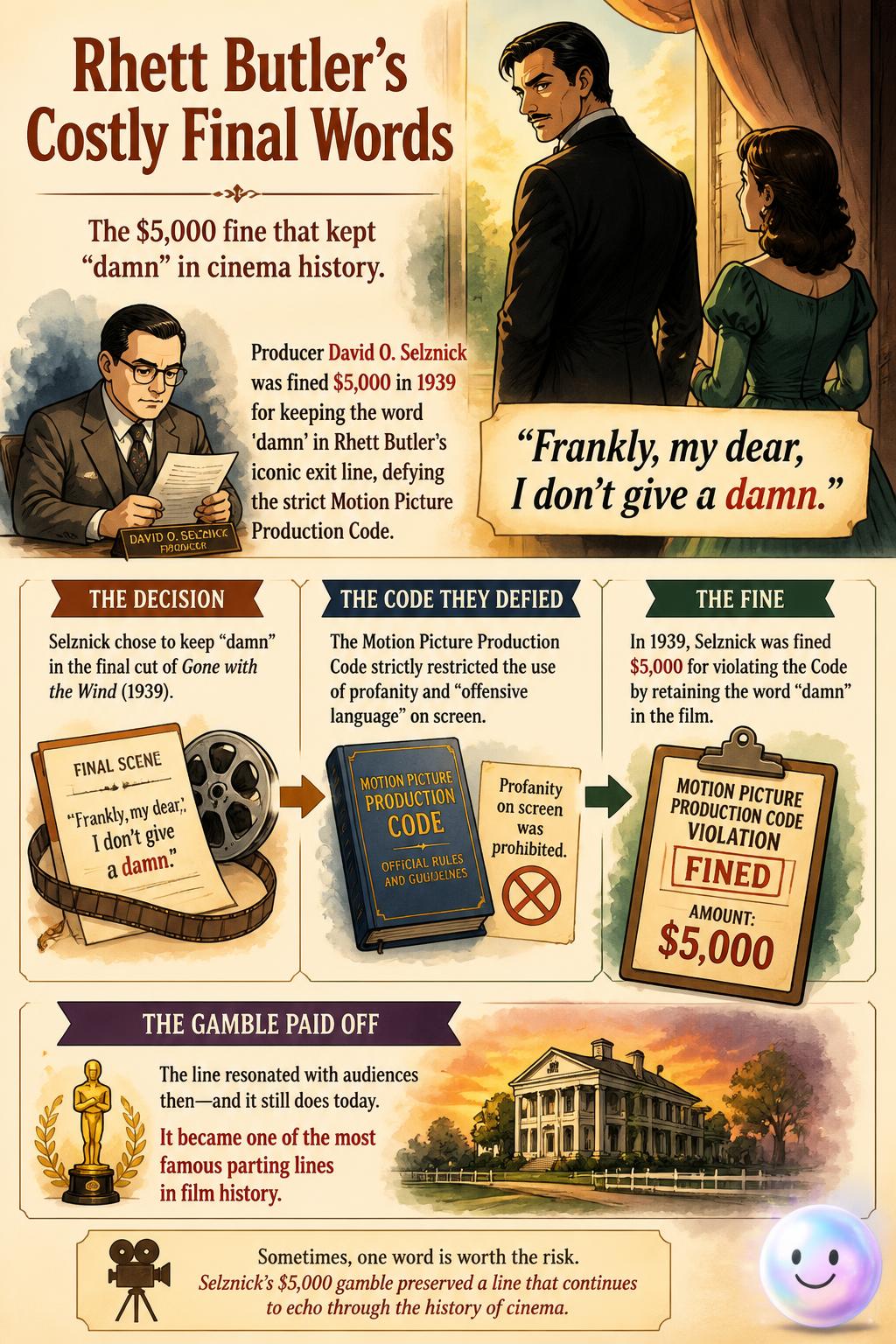 Rhett Butler's costly final words