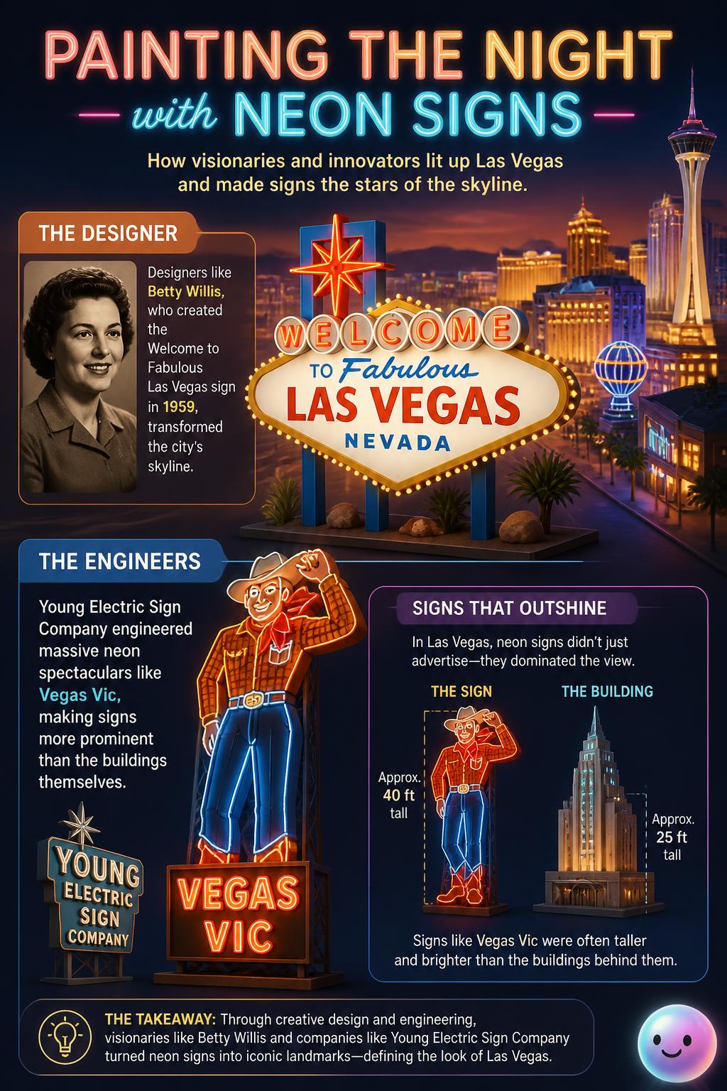 Painting the night with neon signs