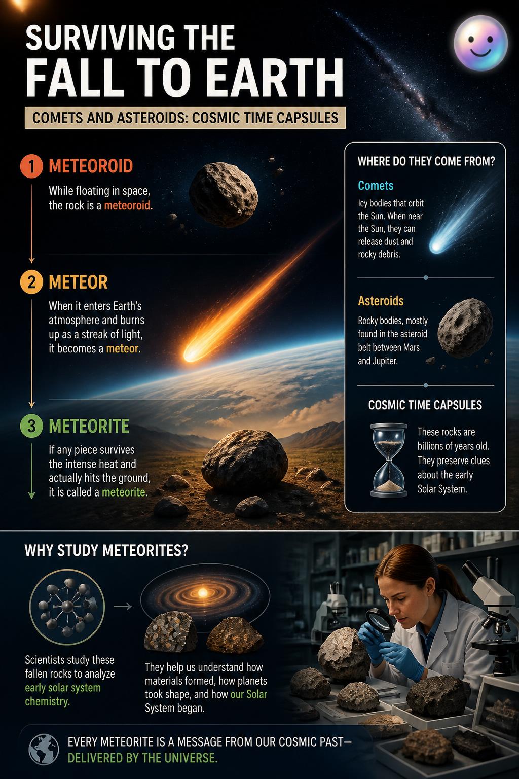 Surviving the fall to Earth