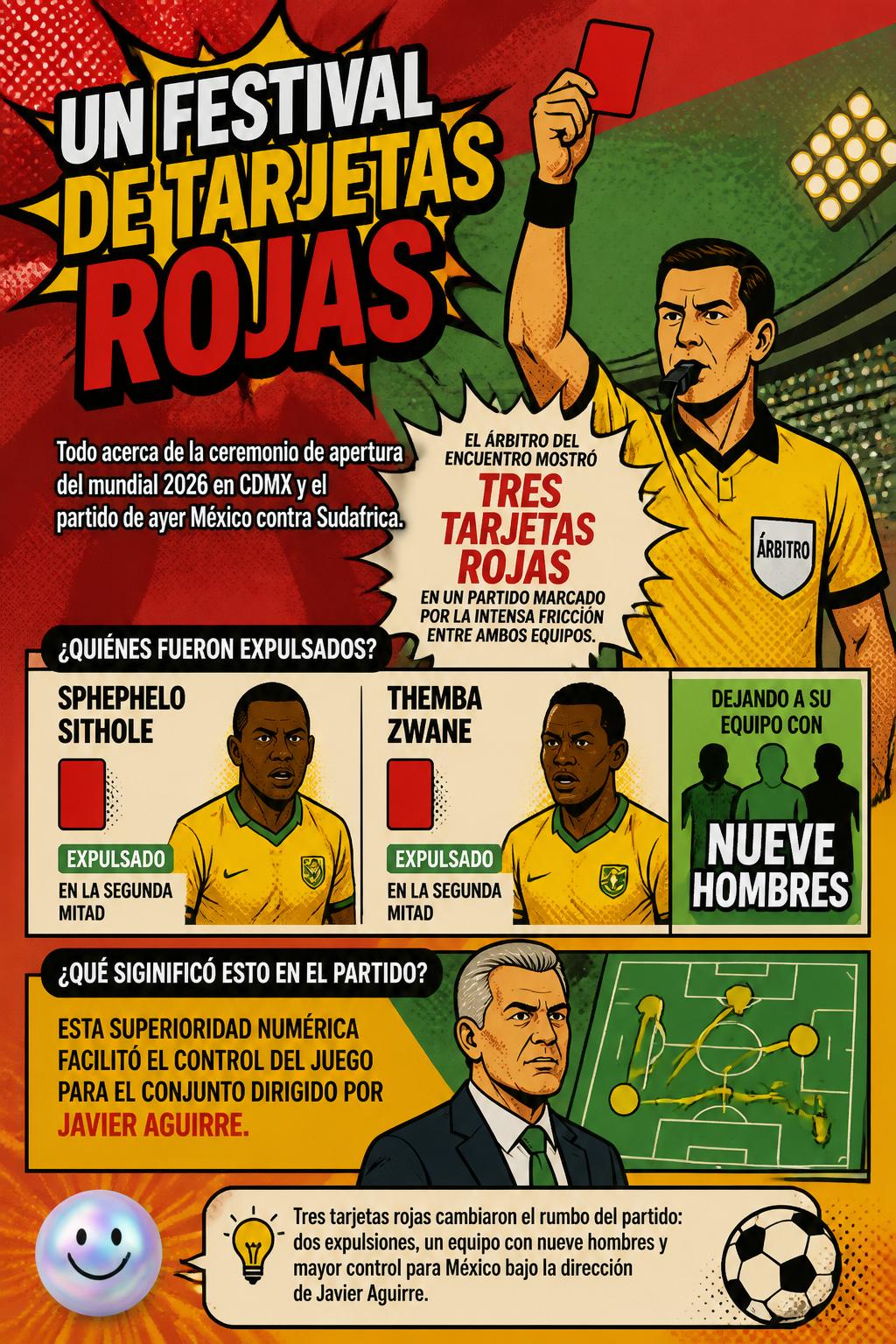 Un festival de tarjetas rojas