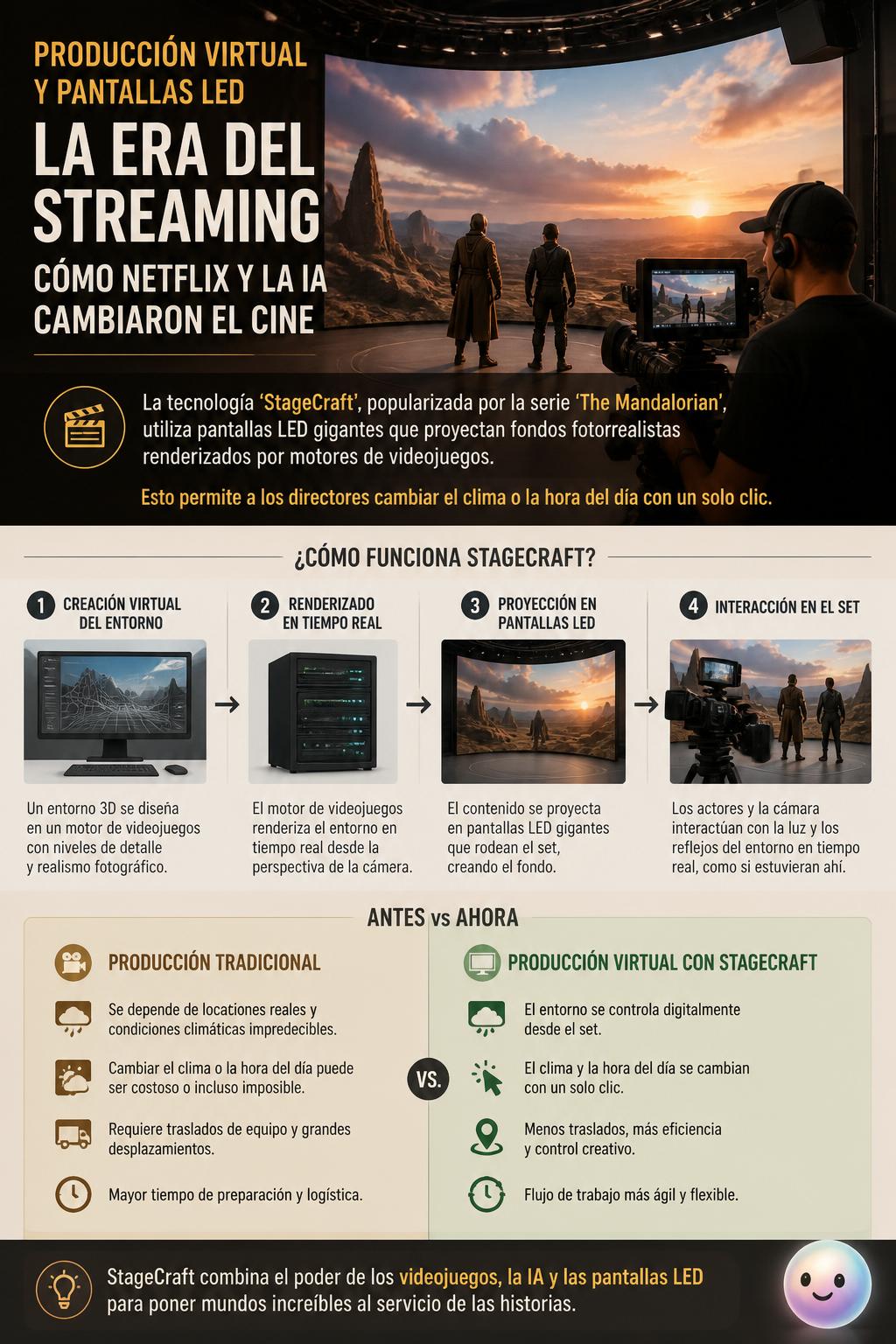 Producción virtual y pantallas LED